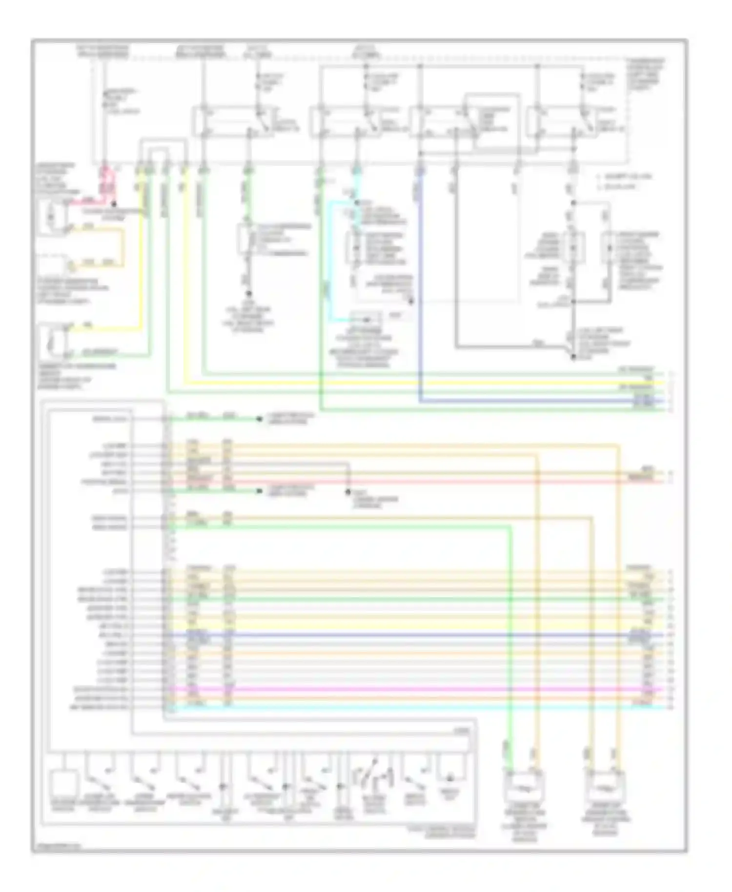 Malibu Chevrolet VII (2008-2012): Automatic a/c circuit (1 of 2)