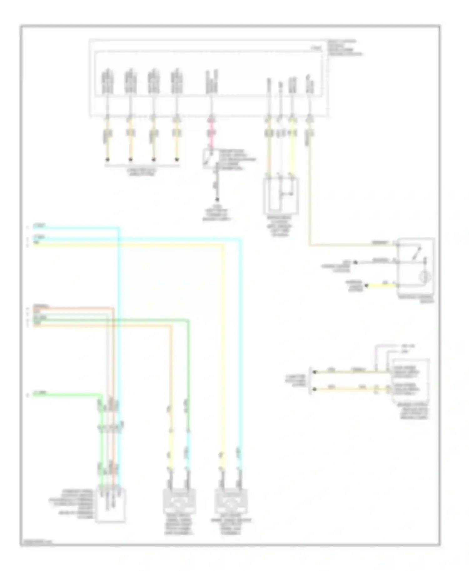 Malibu Chevrolet VII (2008-2012): Anti-lock brakes circuit, except hybrid (2 of 2)