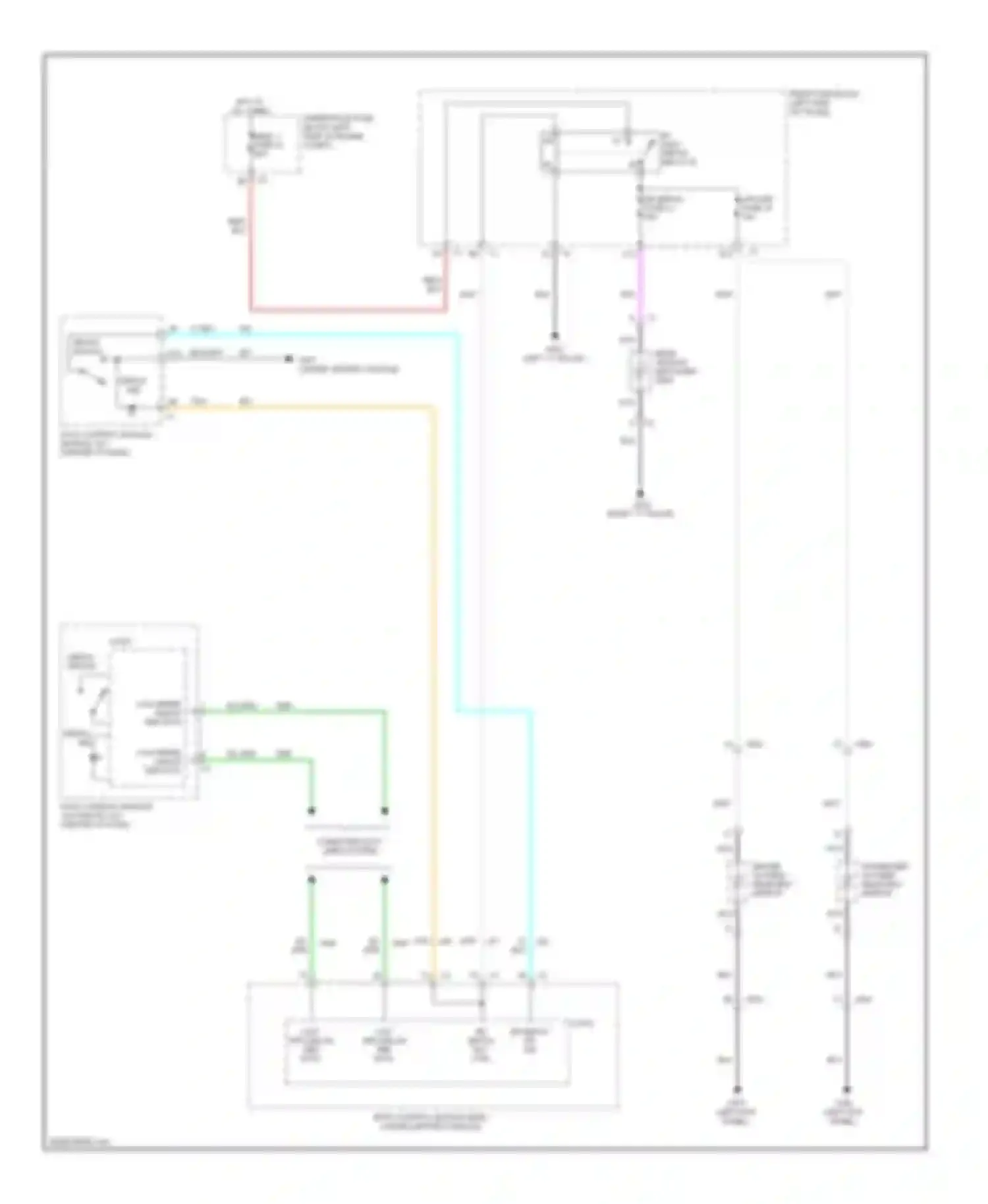 Malibu Chevrolet VII (2008-2012): Defoggers circuit