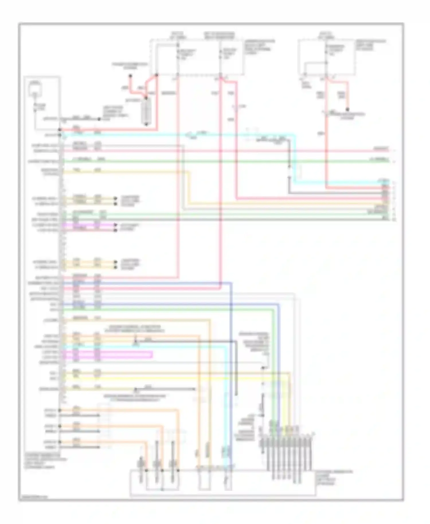 Malibu Chevrolet VII (2008-2012): Wiring diagram engine performance 2.4l vin 5, hybrid system circuit (1 of 3)