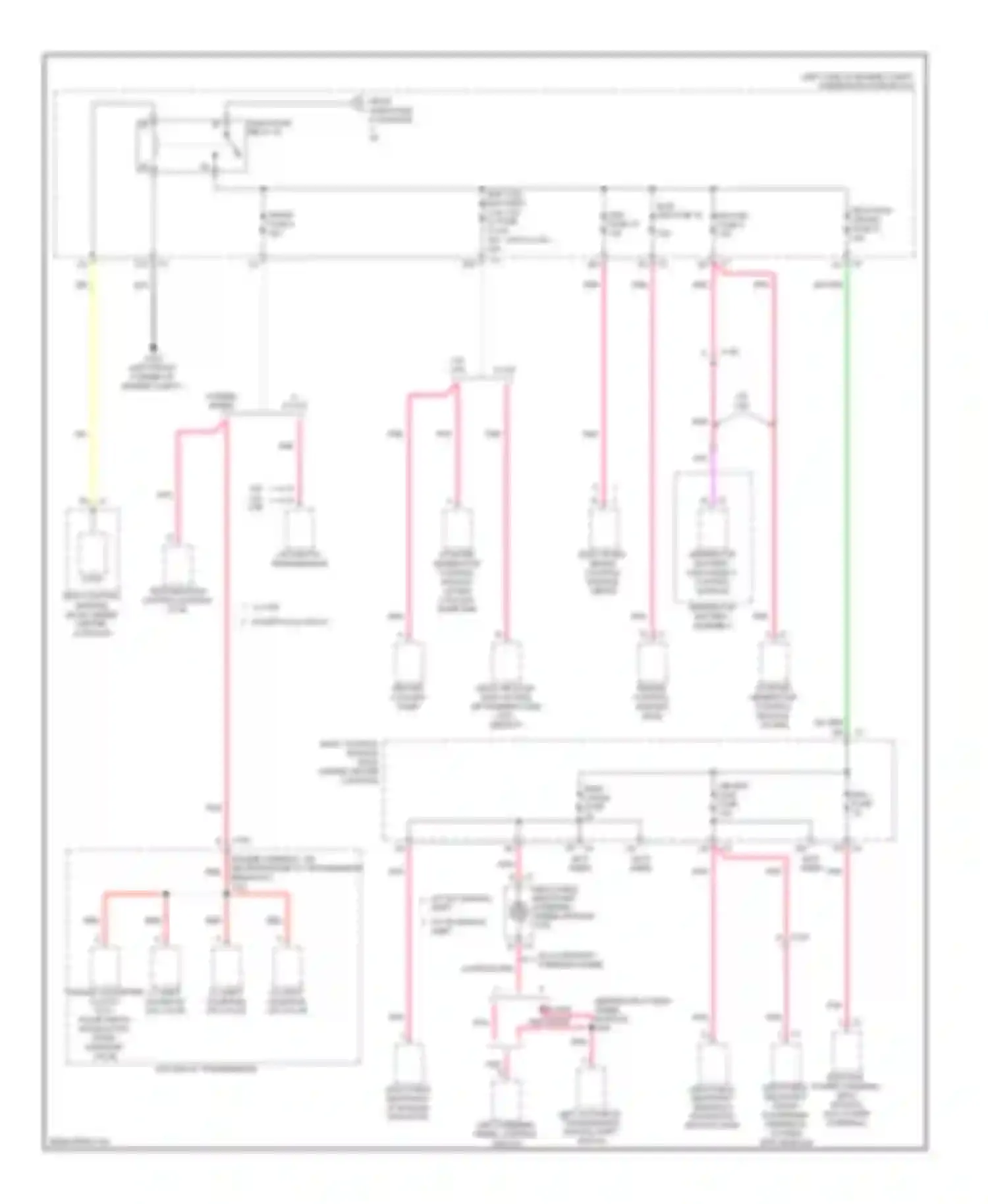 Malibu Chevrolet VII (2008-2012): Power distribution circuit (4 of 4)