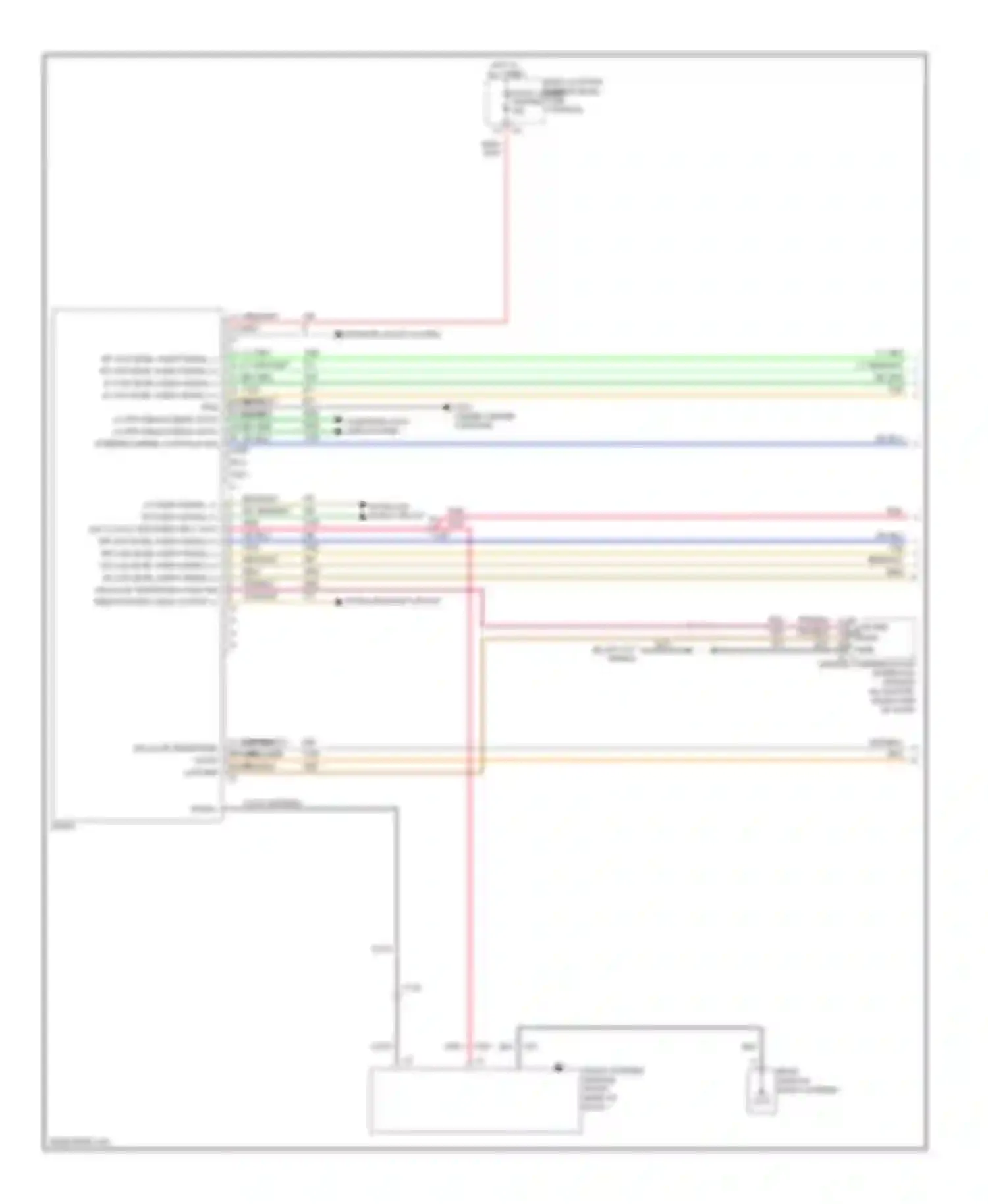 Malibu Chevrolet VII (2008-2012): Radio circuit, enhanced (1 of 3)