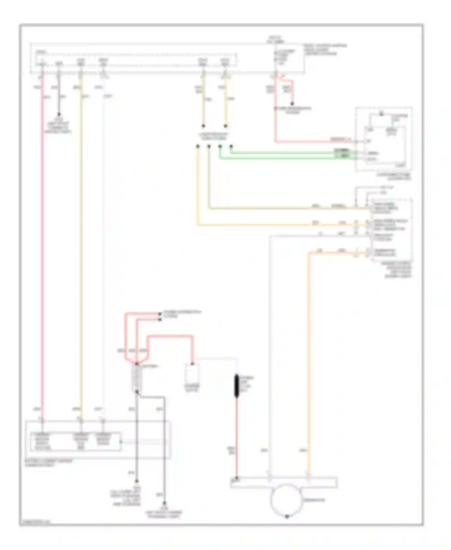 Malibu Chevrolet VII (2008-2012): Charging circuit