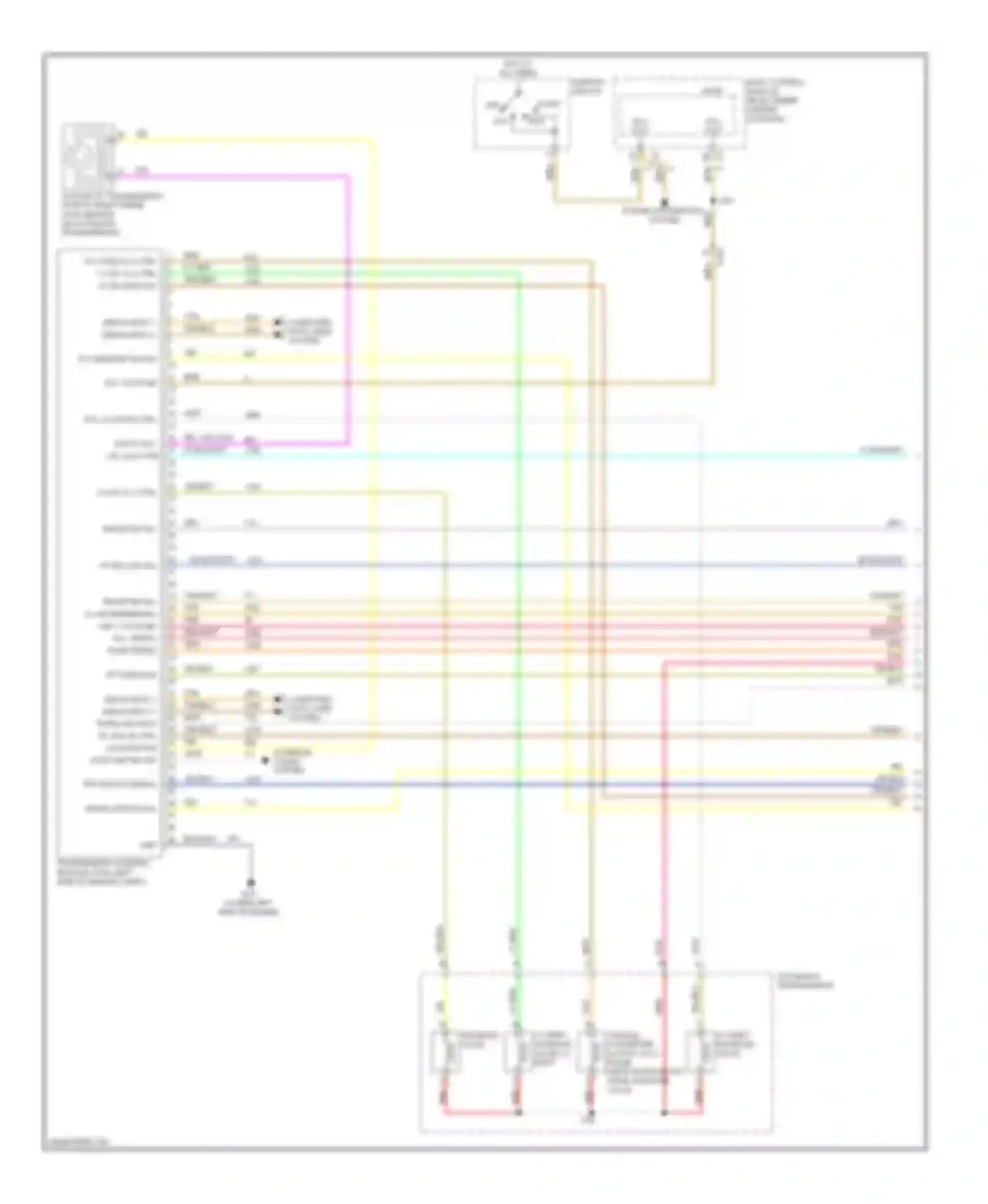 Malibu Chevrolet VII (2008-2012): 2.4l vin 5, transmission circuit (1 of 2)