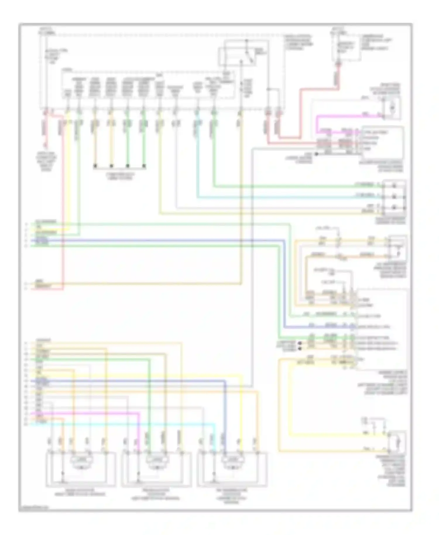 Wiring diagram clu rly ctrl for Chevrolet Malibu VII (2008-2012) (1 of 2)