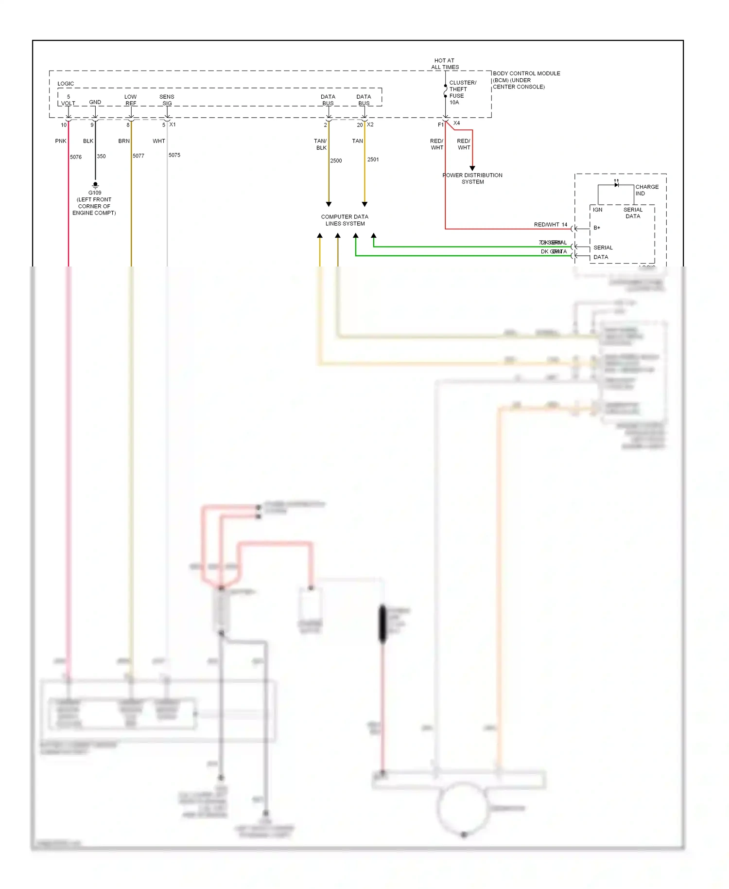 Chevrolet Malibu VII (2008-2012) engine compt) wiring diagram  (5 of 6)