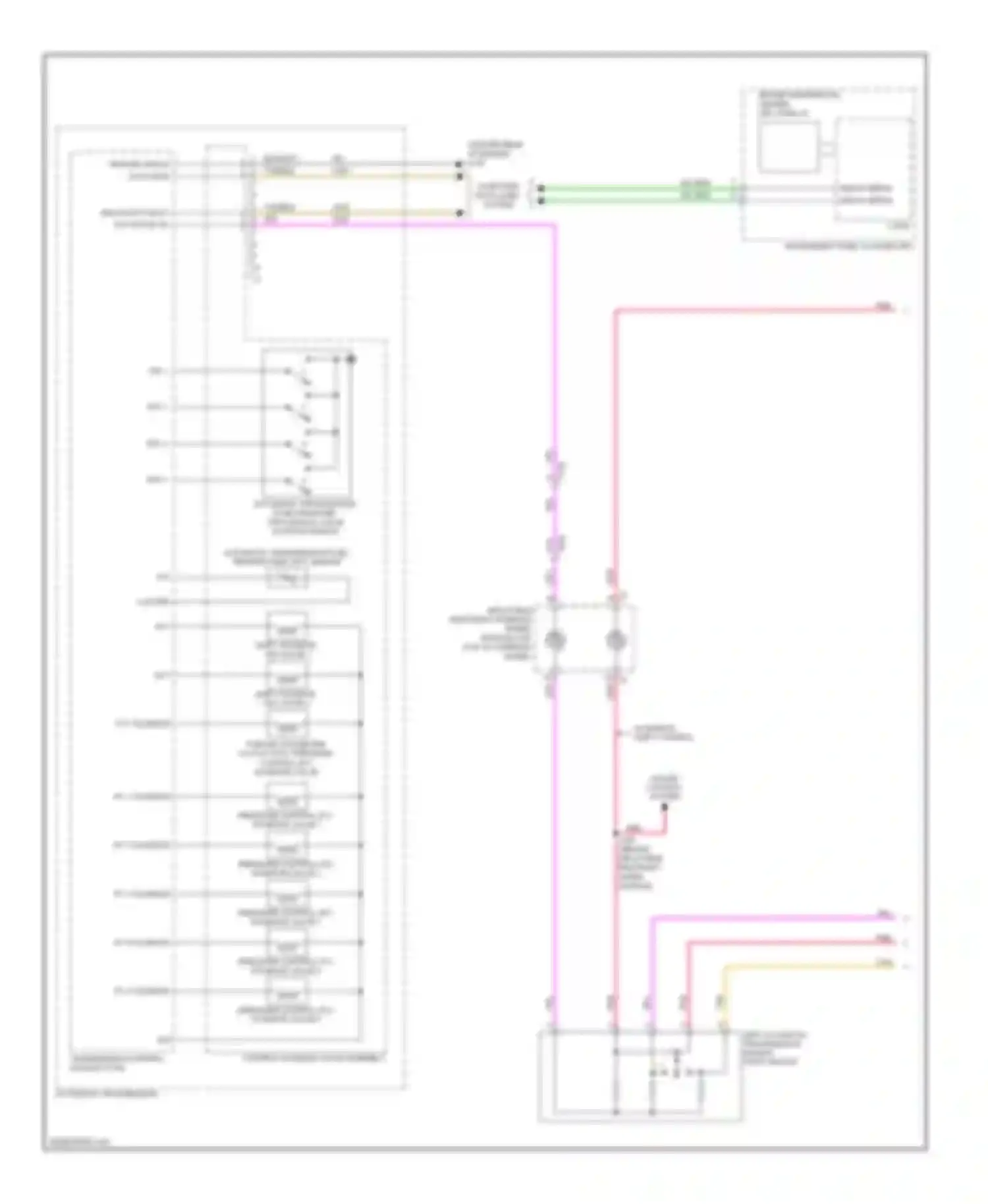 Wiring diagram gmlan data bus+ tap up/tap dn sw for Chevrolet Malibu VII (2008-2012) (1 of 1)