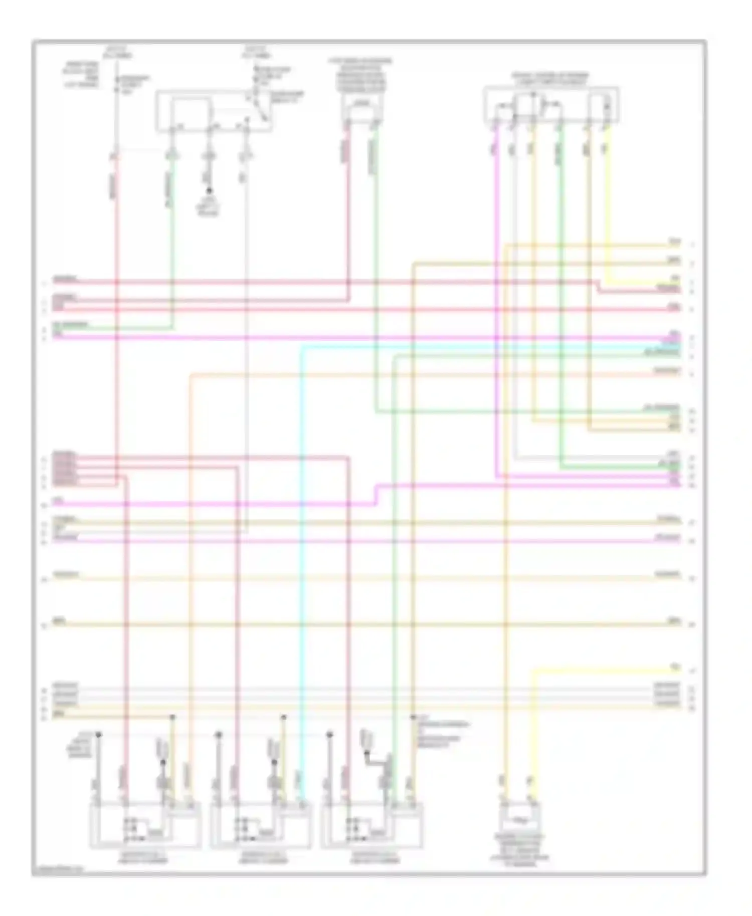 Wiring diagram left "c" pillar) for Chevrolet Malibu VII (2008-2012) (9 of 11)