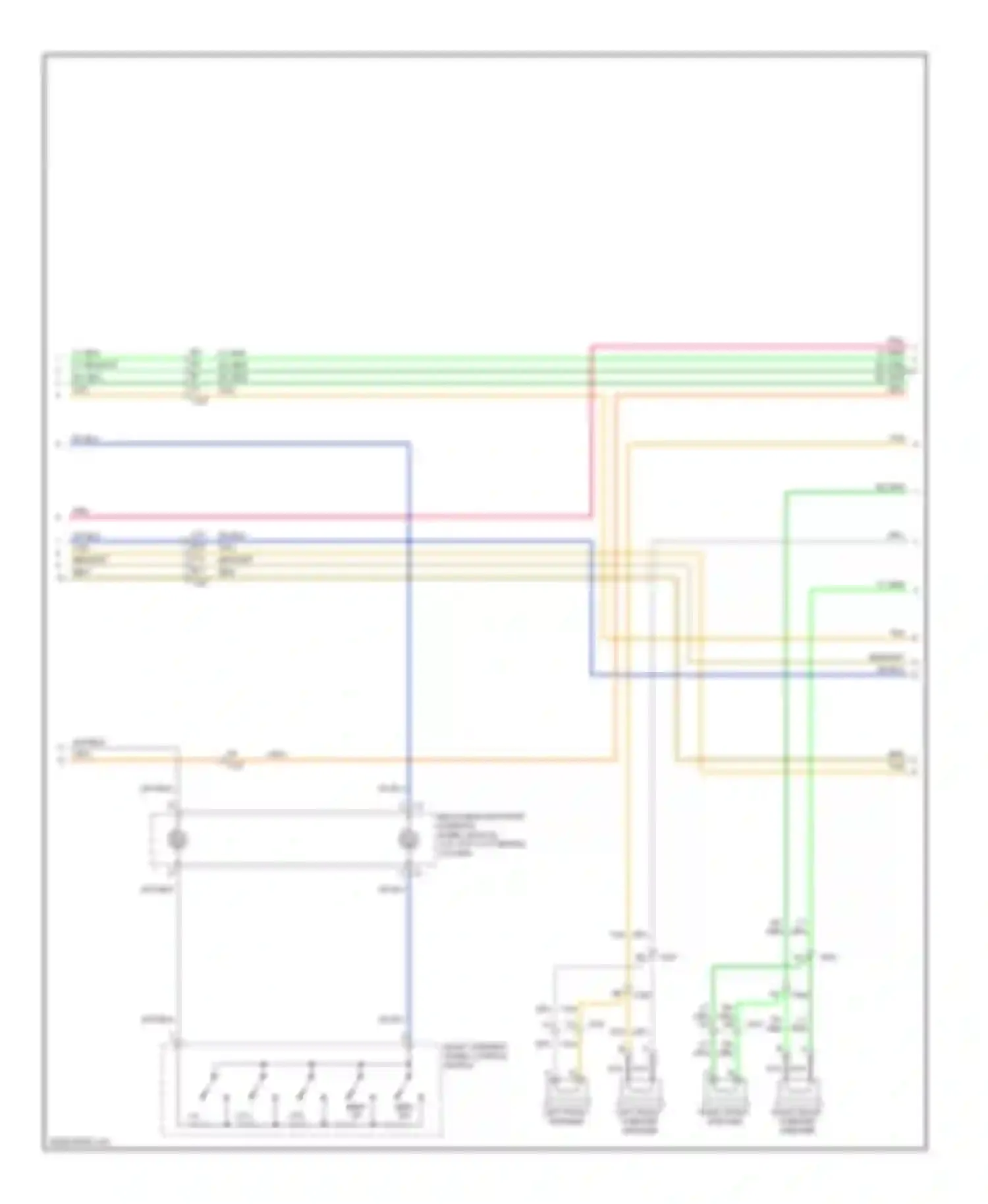 Wiring diagram left front tweeter speaker for Chevrolet Malibu VII (2008-2012) (2 of 3)