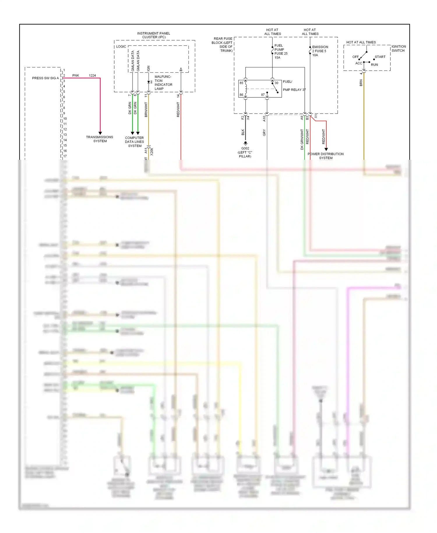 Wiring diagram low ref for Chevrolet Malibu VII (2008-2012) (14 of 24)