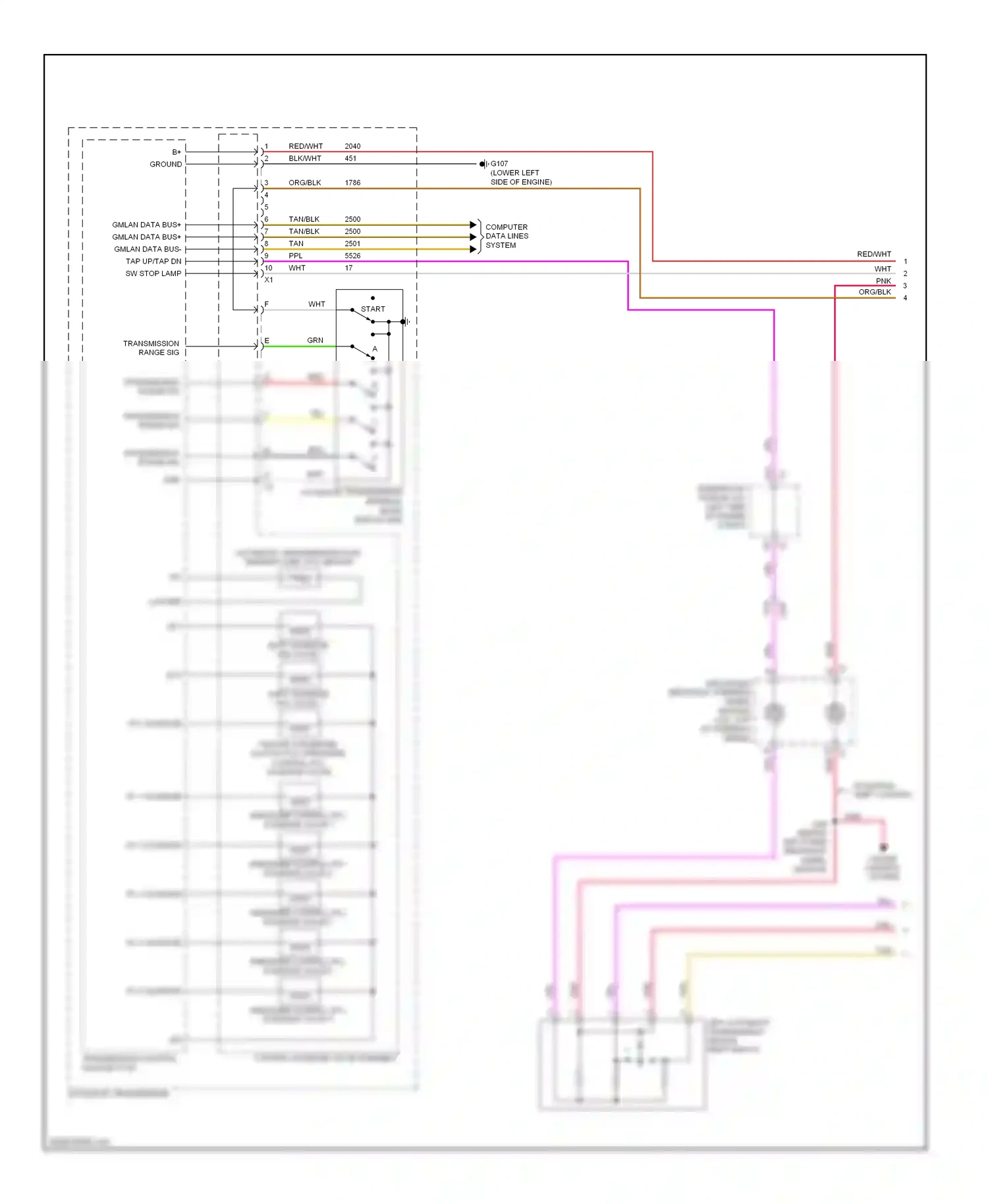 Wiring diagram low ref for Chevrolet Malibu VII (2008-2012) (22 of 24)