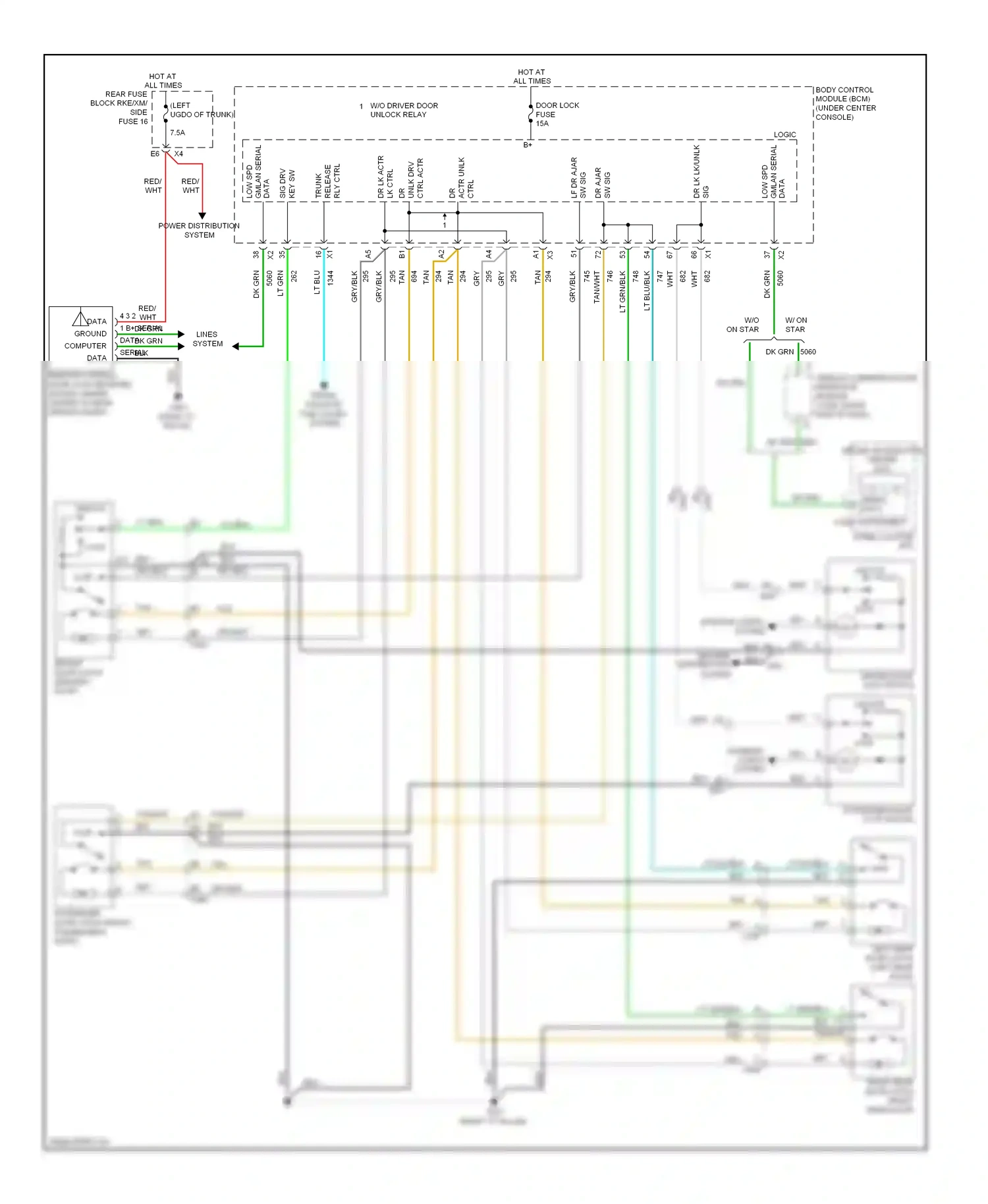 Chevrolet Malibu VII (2008-2012) low spd wiring diagram  (2 of 2)