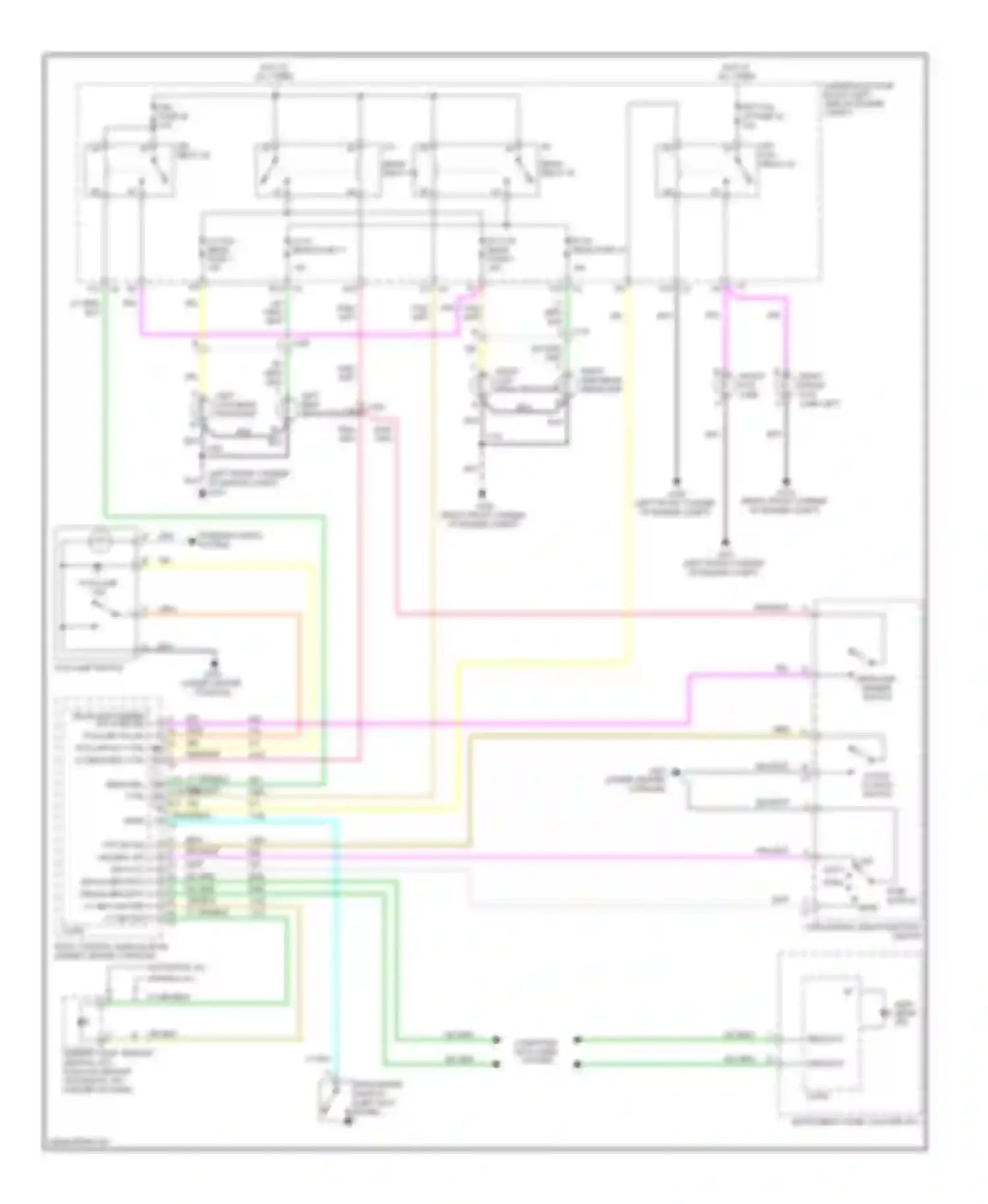 Wiring diagram lt low beam fuse 7 for Chevrolet Malibu VII (2008-2012) (1 of 1)