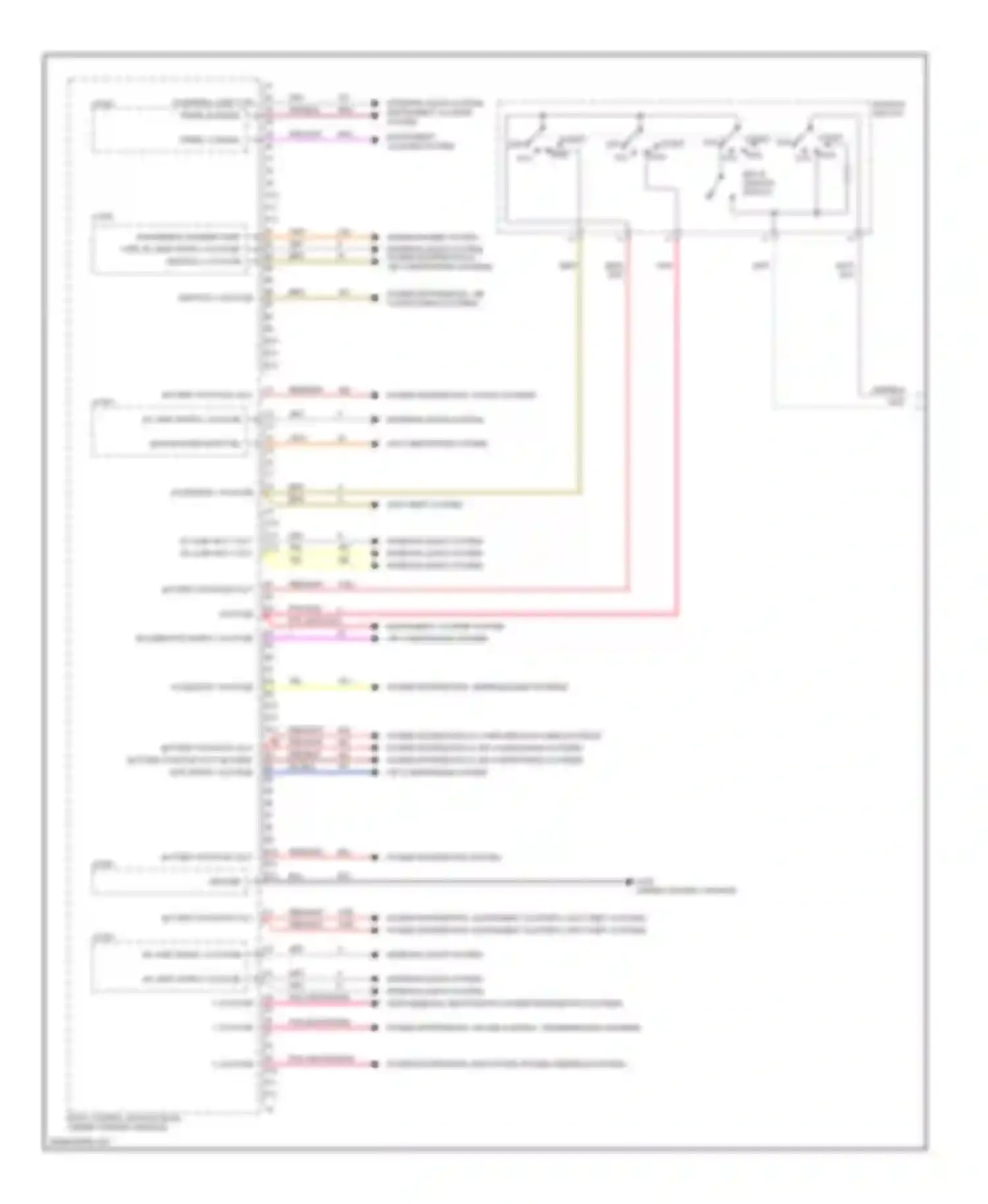 Wiring diagram power distribution, sound systems for Chevrolet Malibu VII (2008-2012) (1 of 1)