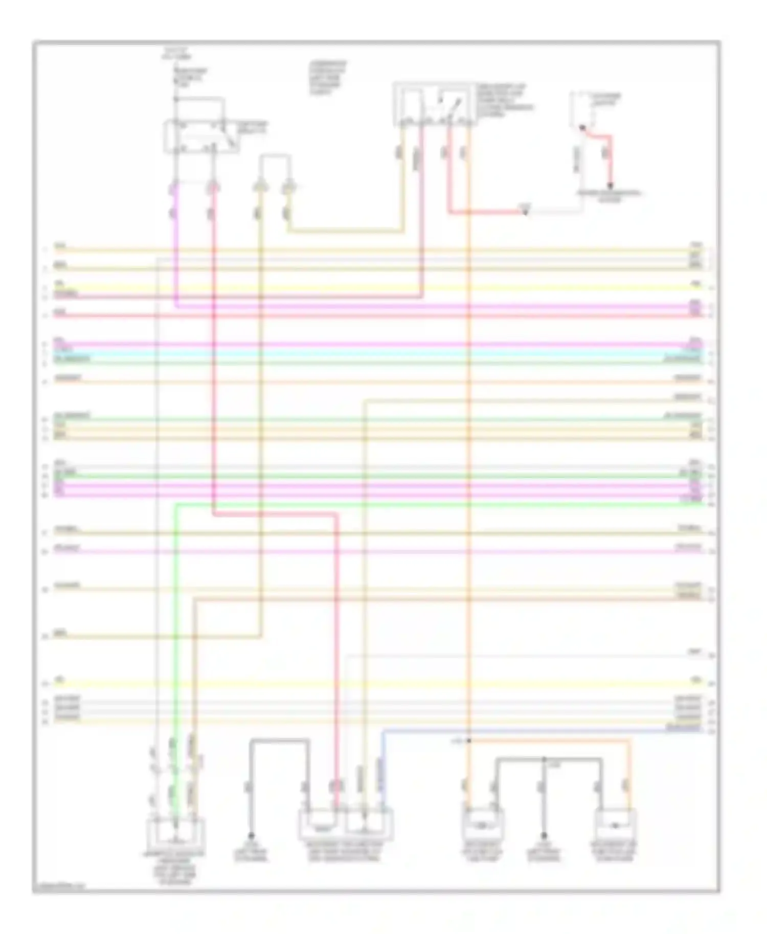 Wiring diagram power distribution system for Chevrolet Malibu VII (2008-2012) (20 of 25)