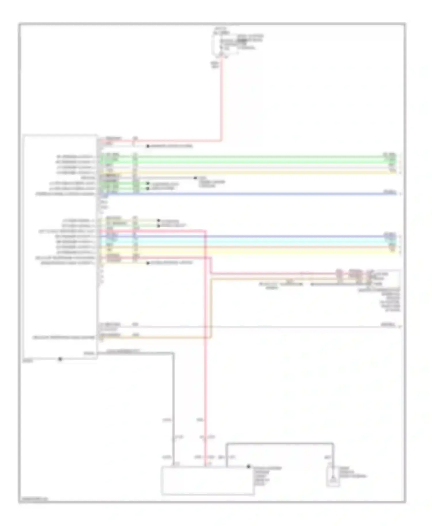 Wiring diagram satellite radio circuit for Chevrolet Malibu VII (2008-2012) (1 of 3)