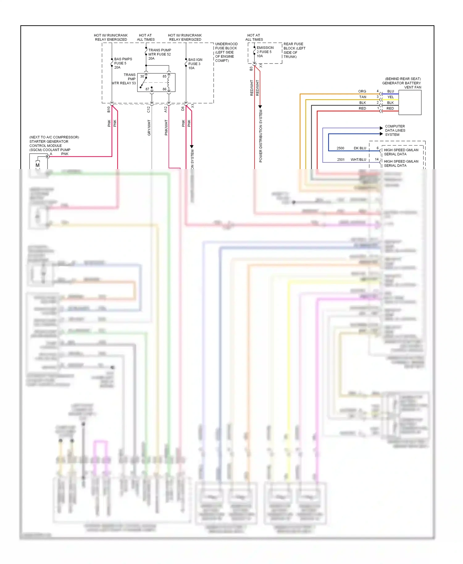 Wiring diagram trans pump low ref for Chevrolet Malibu VII (2008-2012) (1 of 2)
