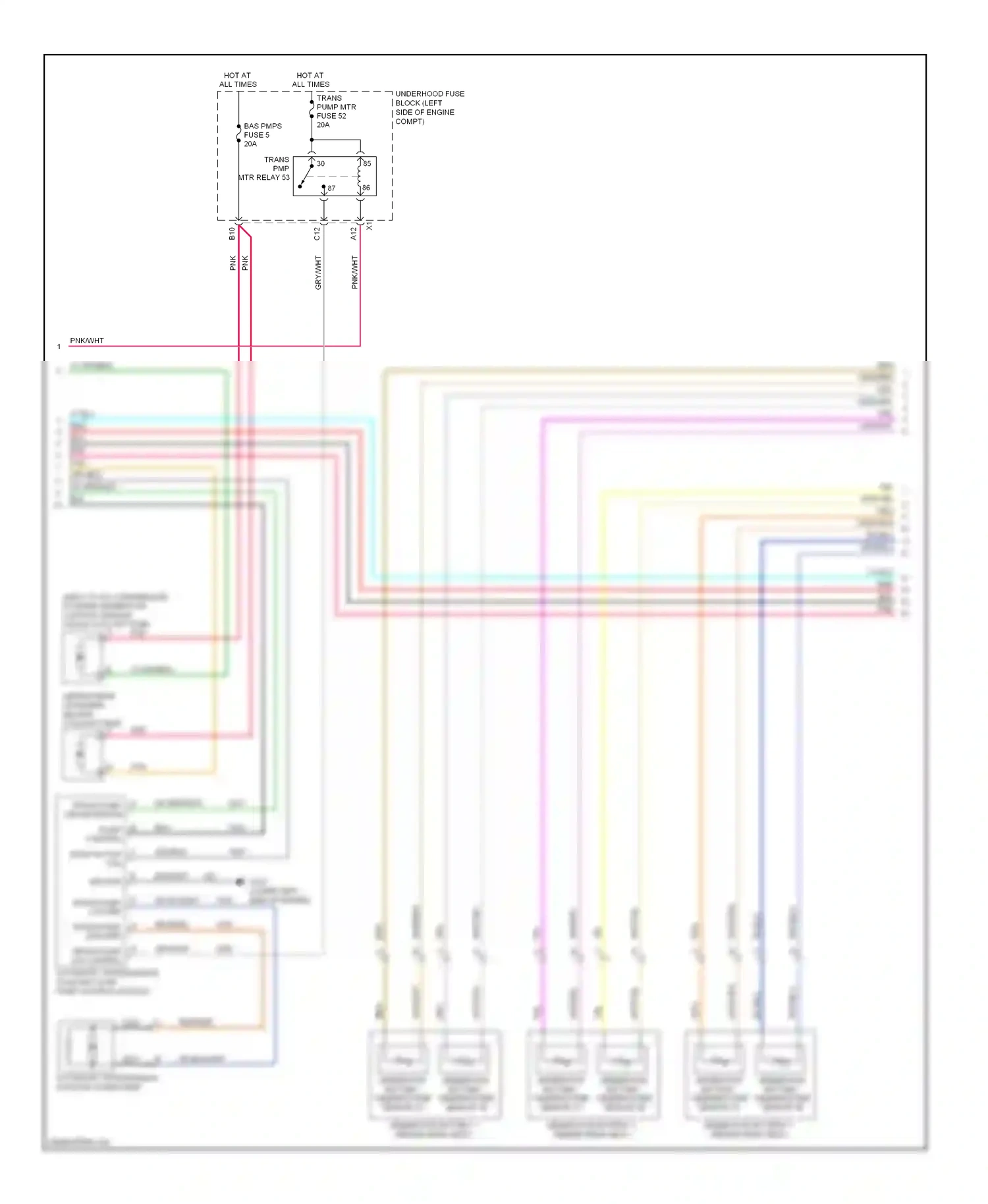 Wiring diagram trans pump low ref for Chevrolet Malibu VII (2008-2012) (2 of 2)