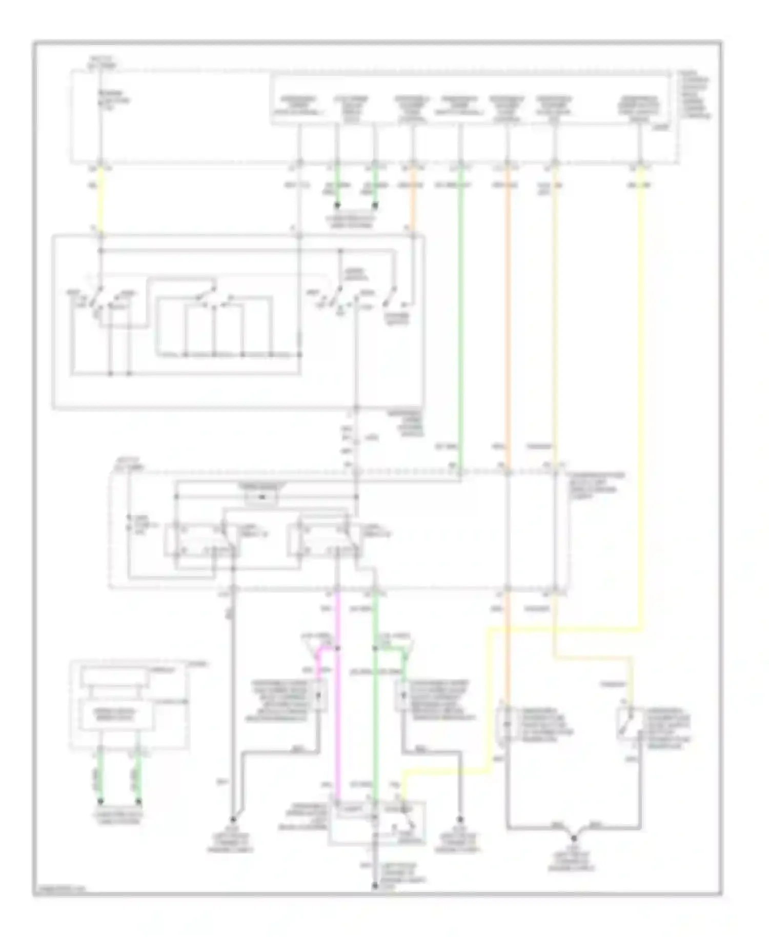 Wiring diagram windshield washer fluid level sig for Chevrolet Malibu VII (2008-2012) (1 of 1)
