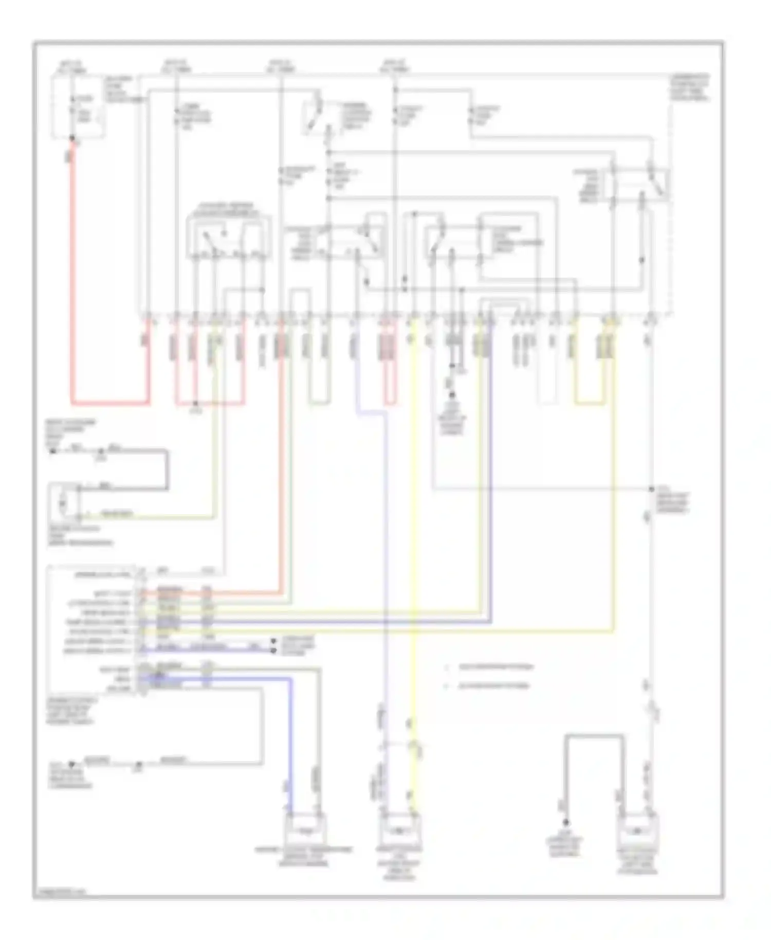 Malibu Chevrolet VIII facelift (2013-2016): Cooling fan circuit