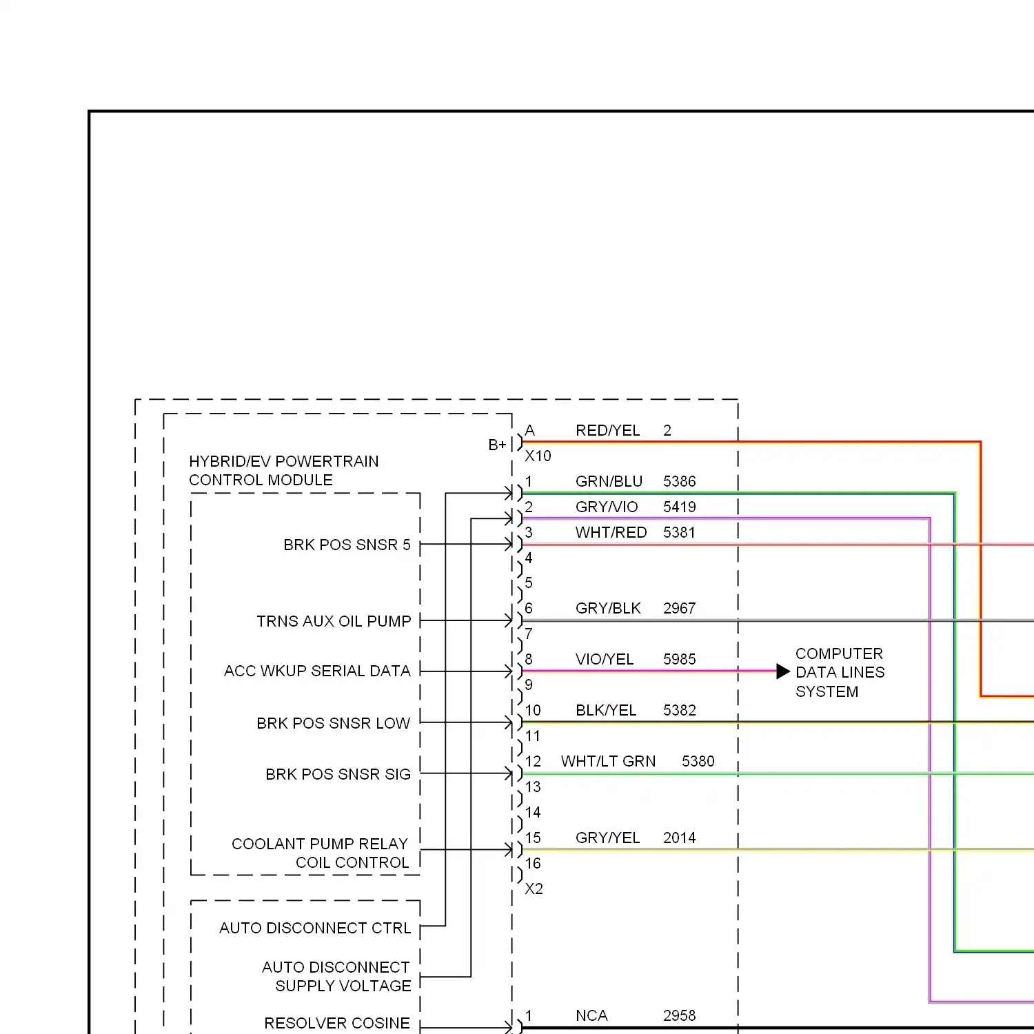 demo - Wiring diagram engine performance 2.4l vin r, hybrid system circuit (1 of 4) Wiring diagram engine performance 2.4l vin r, hybrid system circuit (1 of 4)
