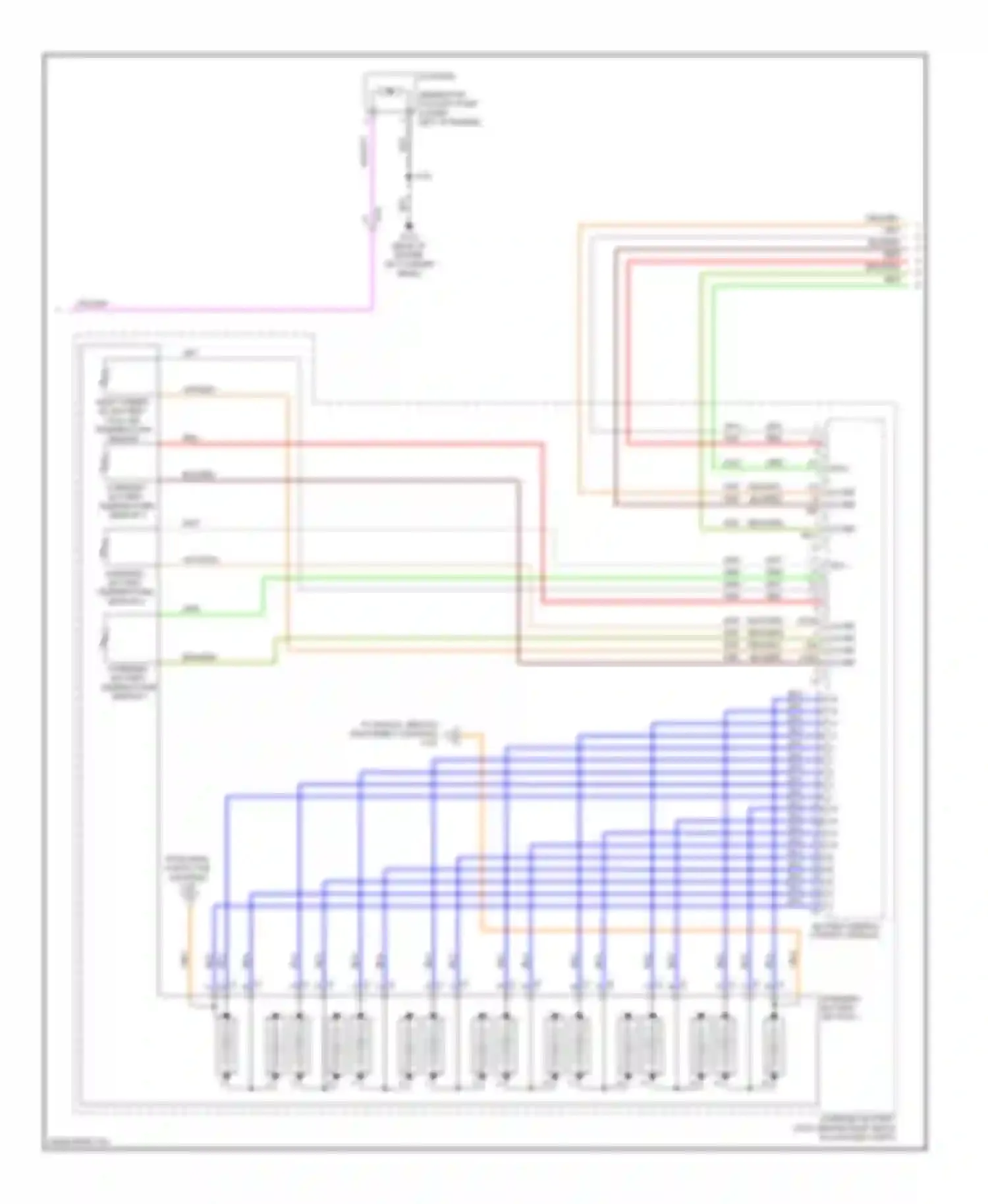 Malibu Chevrolet VIII facelift (2013-2016): Wiring diagram engine performance 2.4l vin r, hybrid system circuit (3 of 4)