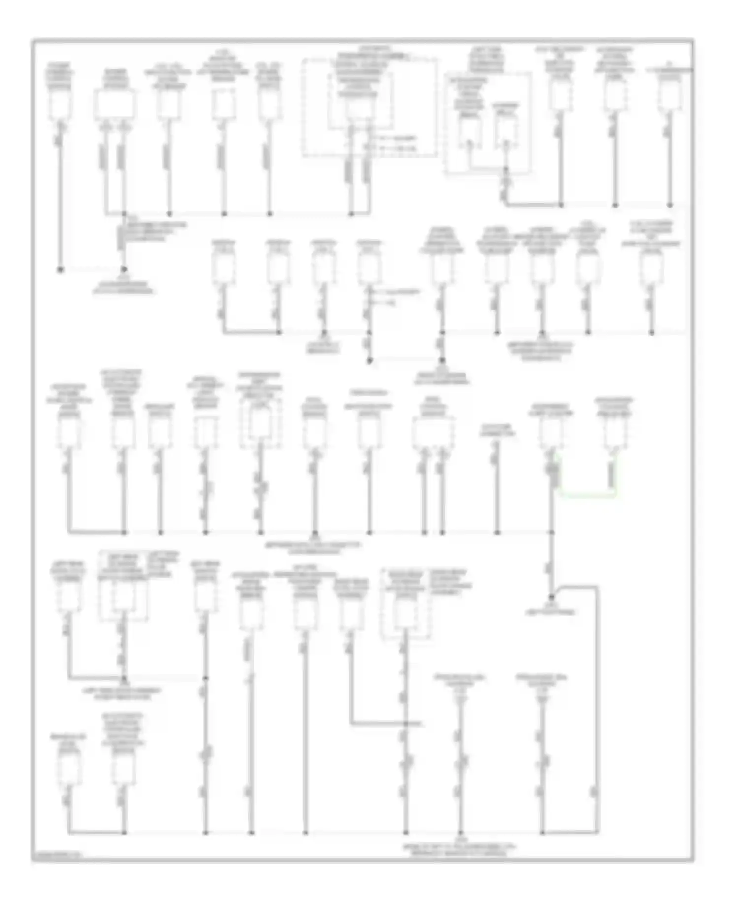 Malibu Chevrolet VIII facelift (2013-2016): Ground distribution circuit (2 of 6)
