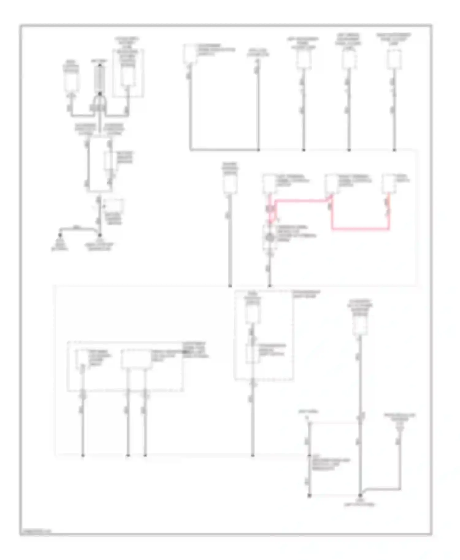 Malibu Chevrolet VIII facelift (2013-2016): Ground distribution circuit (4 of 6)