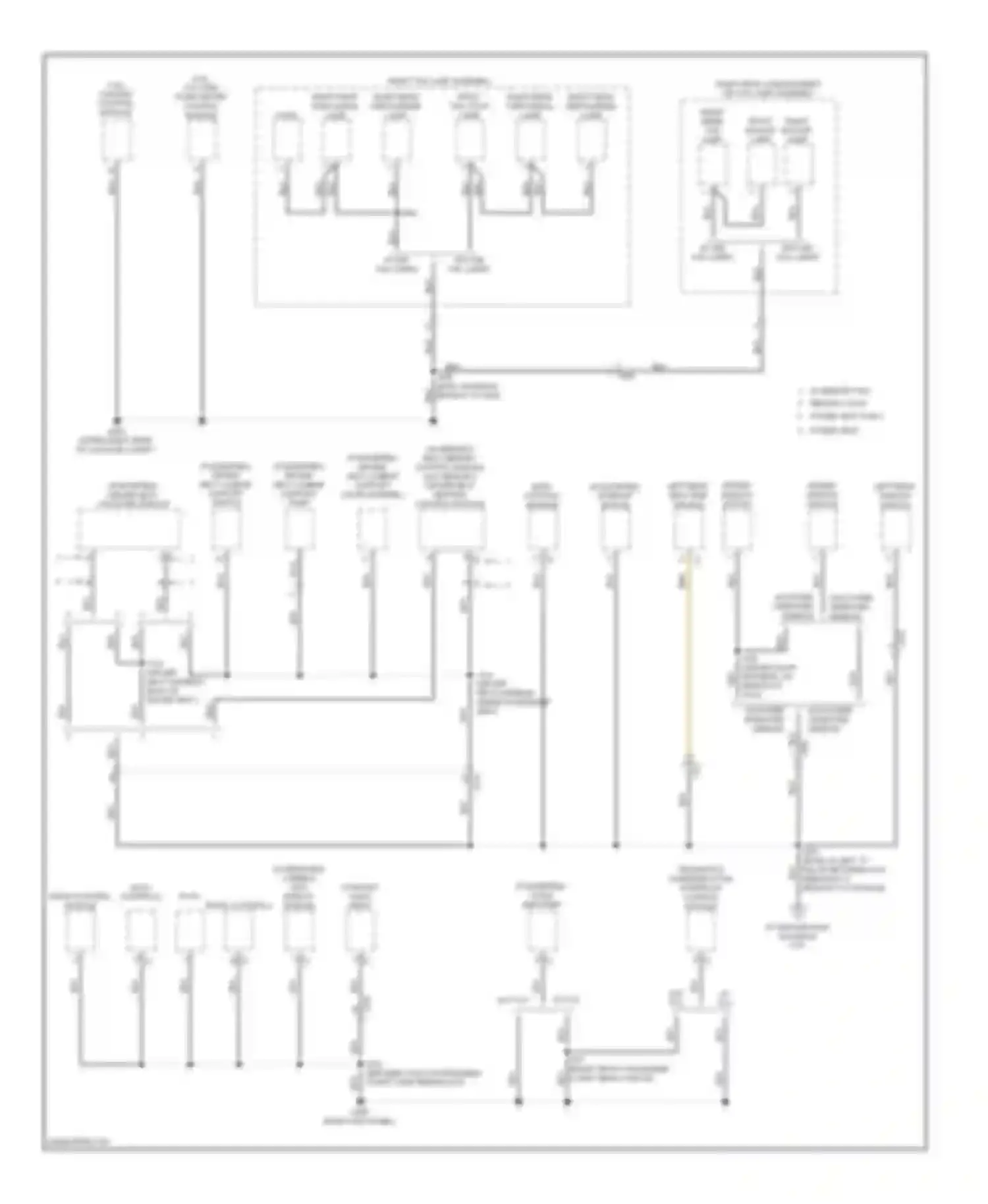 Malibu Chevrolet VIII facelift (2013-2016): Ground distribution circuit (5 of 6)
