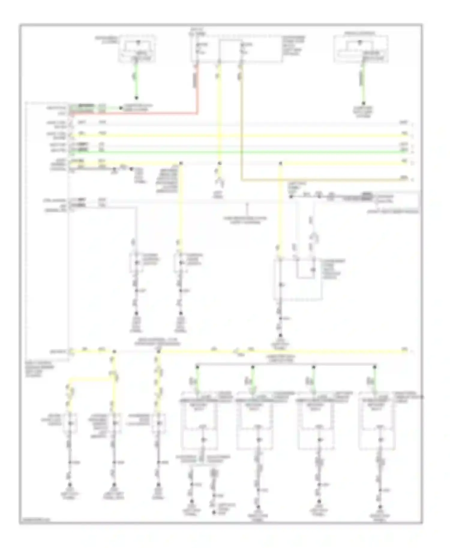Malibu Chevrolet VIII facelift (2013-2016): Instrument illumination circuit (1 of 2)