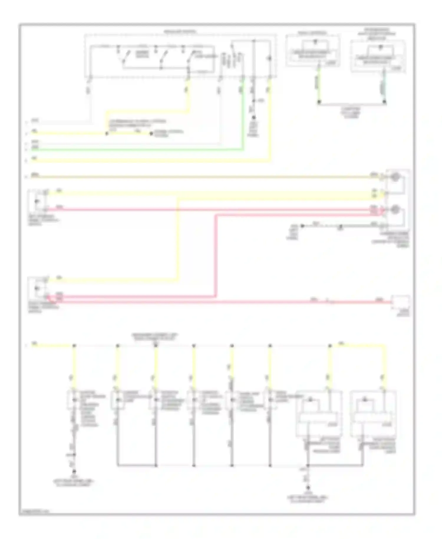 Malibu Chevrolet VIII facelift (2013-2016): Instrument illumination circuit (2 of 2)