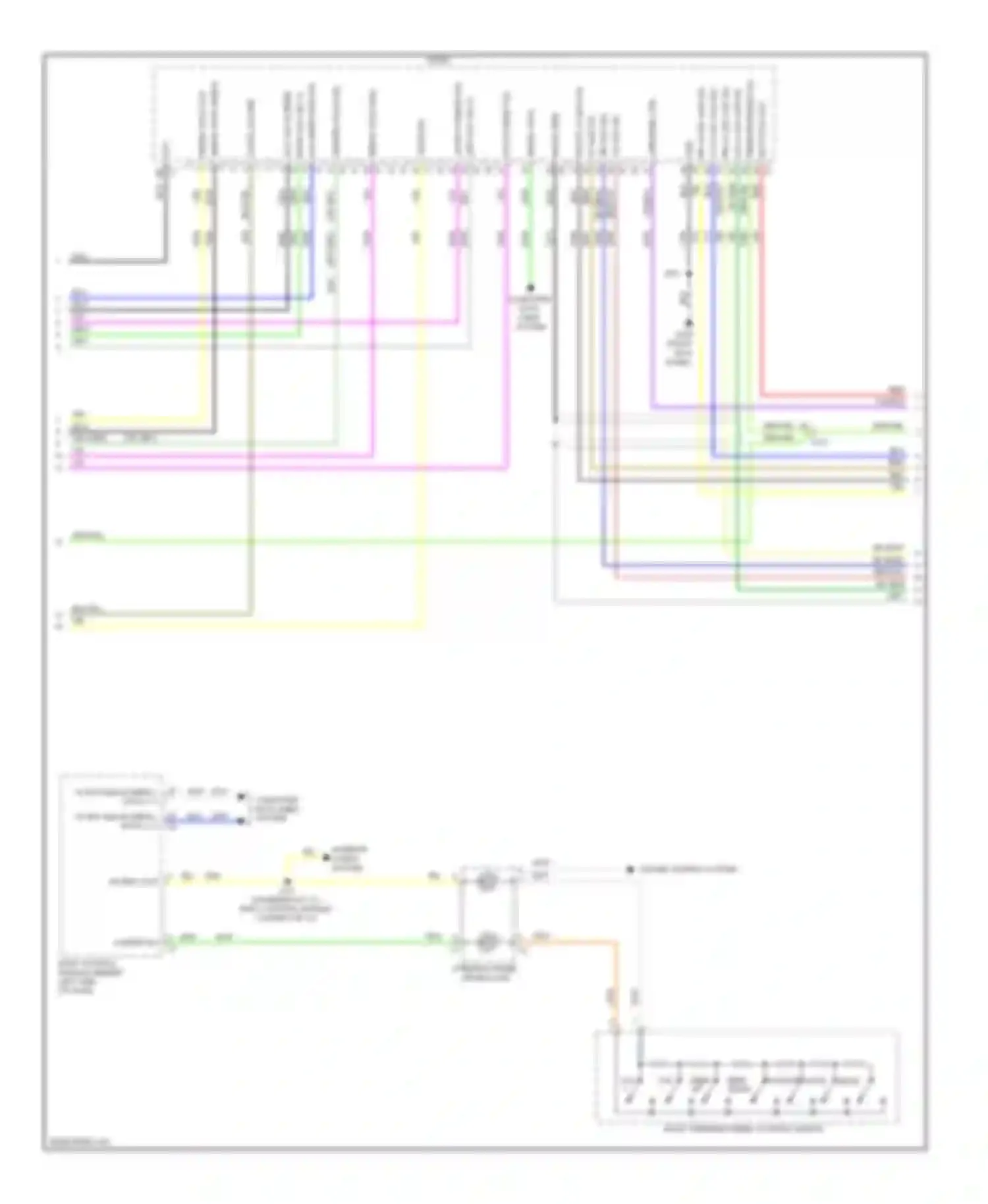 Malibu Chevrolet VIII facelift (2013-2016): Navigation circuit, with amplifier (3 of 4)