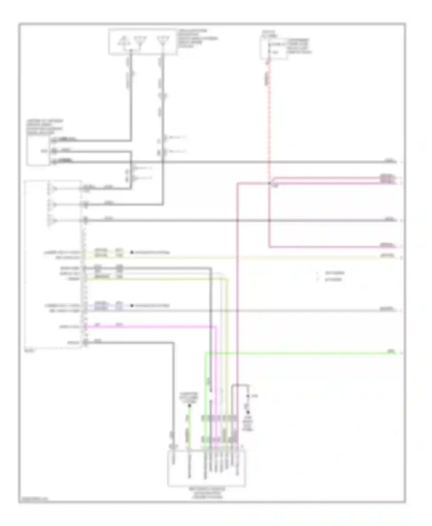 Malibu Chevrolet VIII facelift (2013-2016): Navigation circuit, without amplifier (1 of 4)
