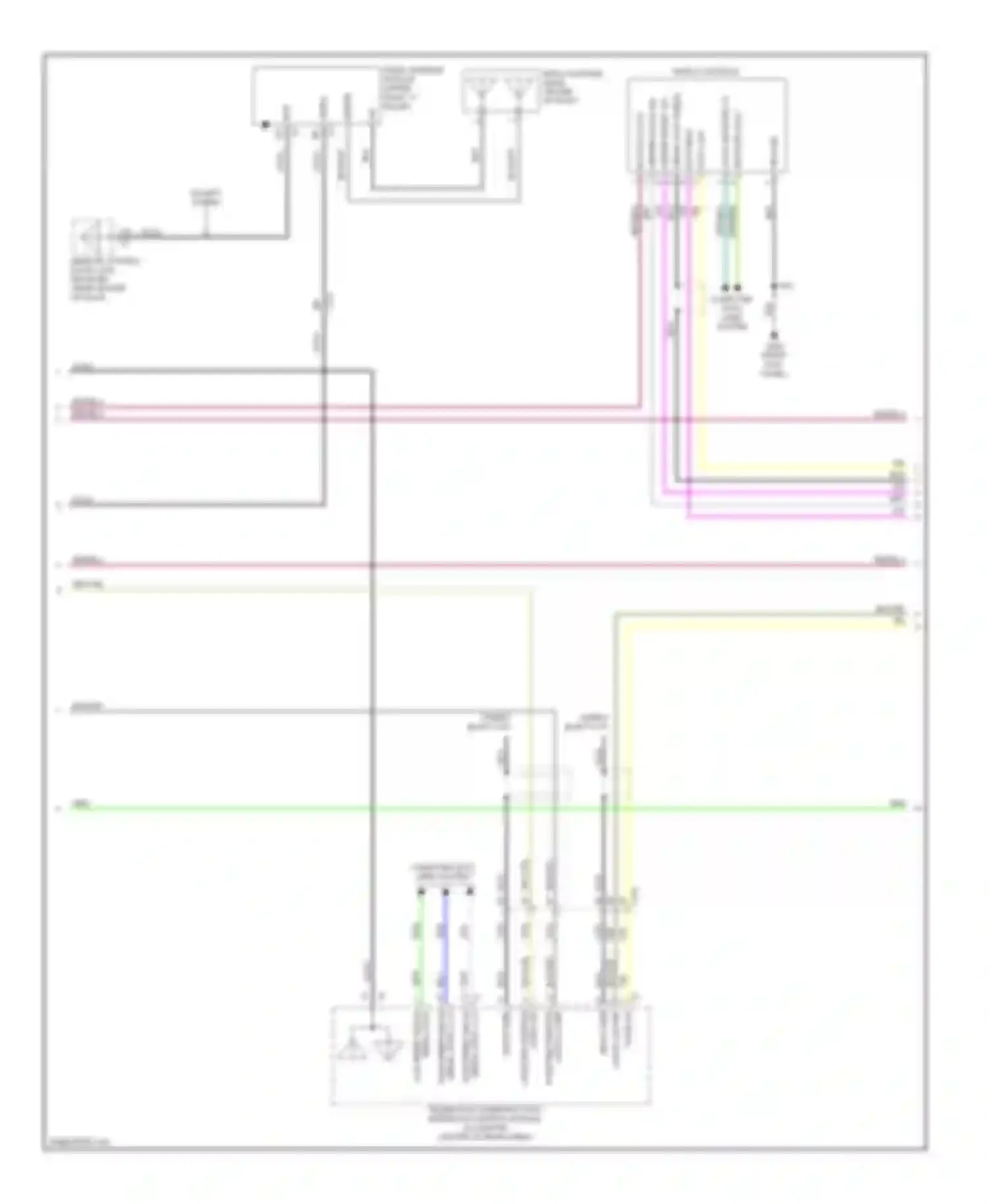 Malibu Chevrolet VIII facelift (2013-2016): Navigation circuit, without amplifier (2 of 4)
