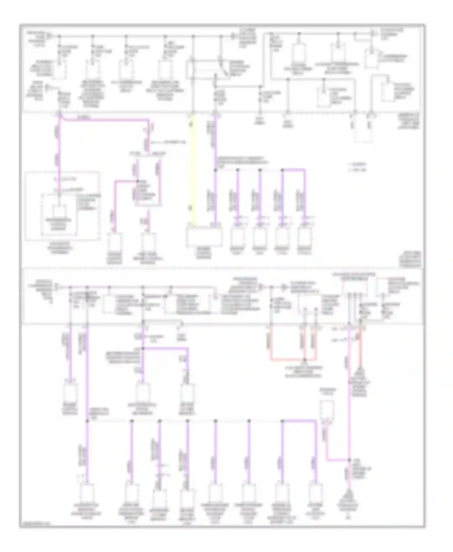 Malibu Chevrolet VIII facelift (2013-2016): Power distribution circuit (3 of 6)