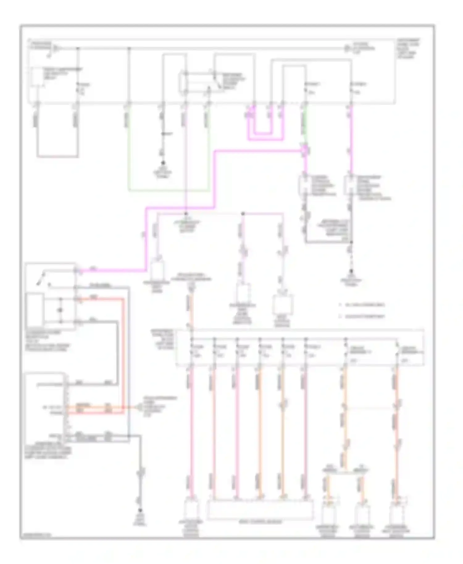 Malibu Chevrolet VIII facelift (2013-2016): Power distribution circuit (4 of 6)