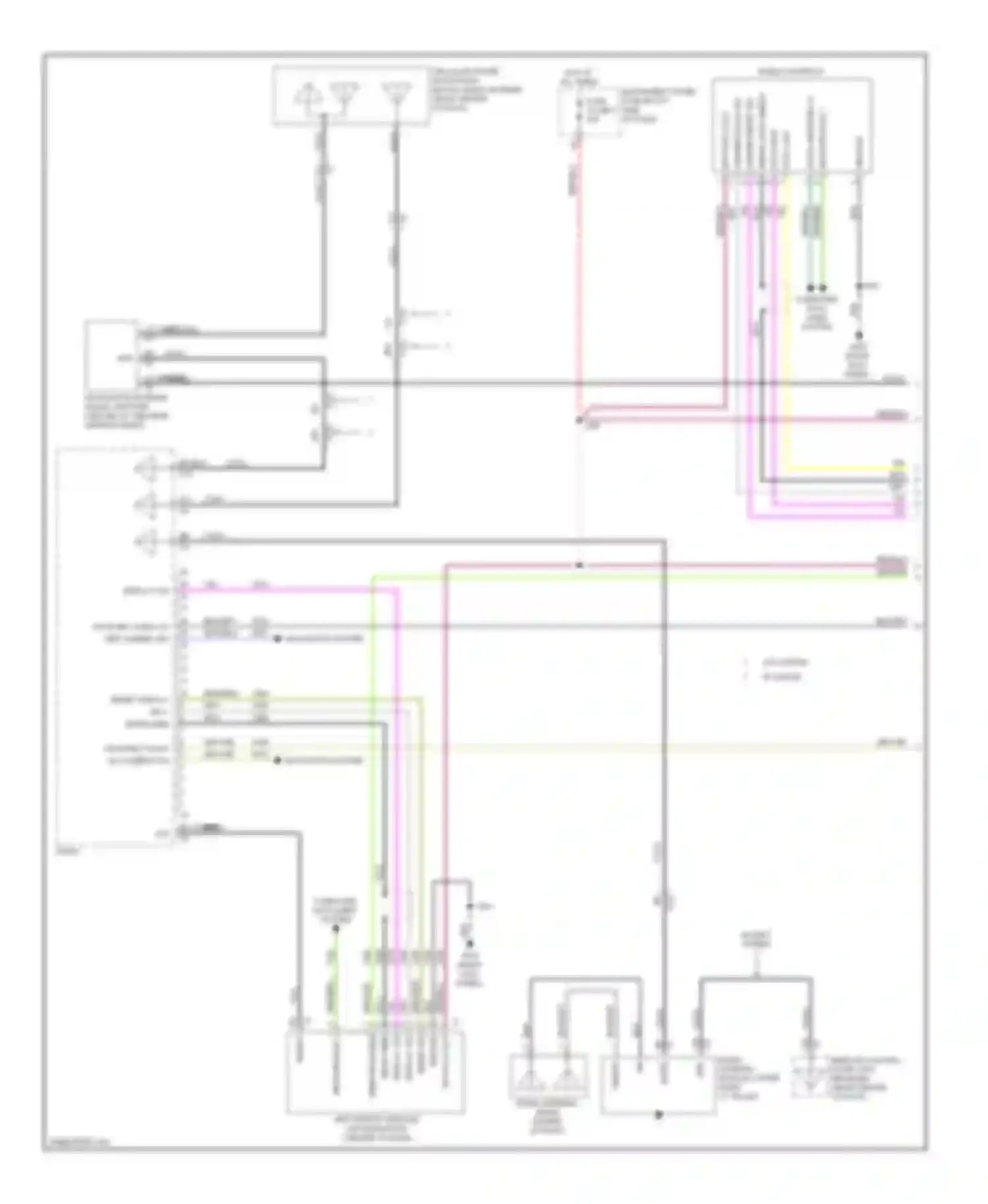 Malibu Chevrolet VIII facelift (2013-2016): Radio circuit, with amplifier (1 of 4)