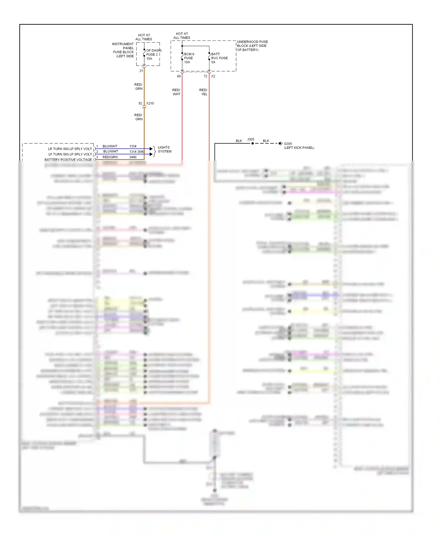 Wiring diagram accessory wakeup ser data for Chevrolet Malibu VIII facelift (2013-2016) (1 of 1)