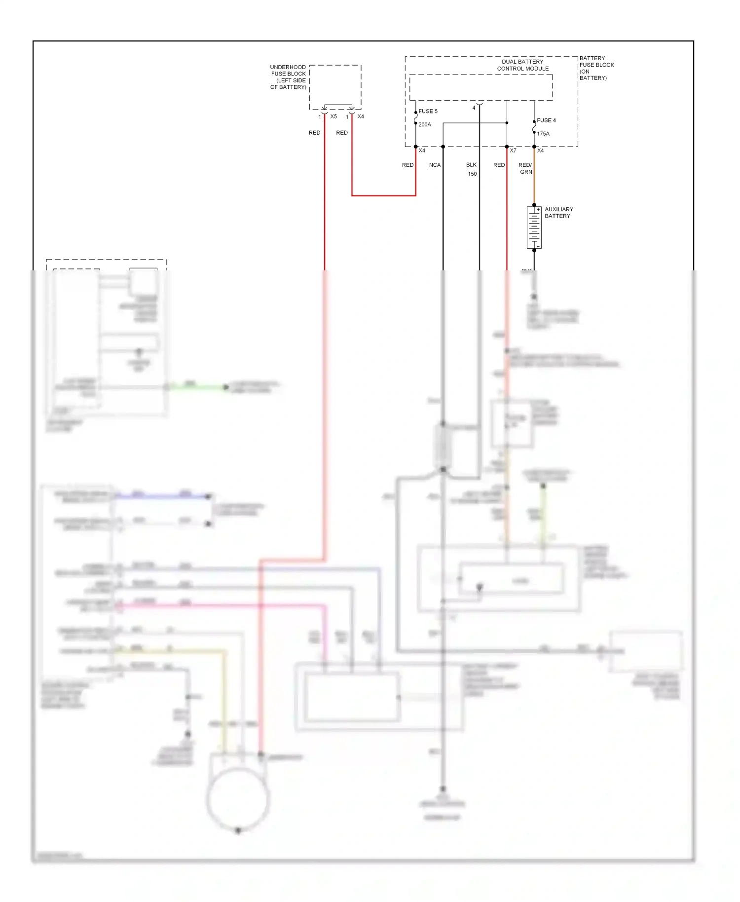 Chevrolet Malibu VIII facelift (2013-2016) battery sensor module wiring diagram  (2 of 5)