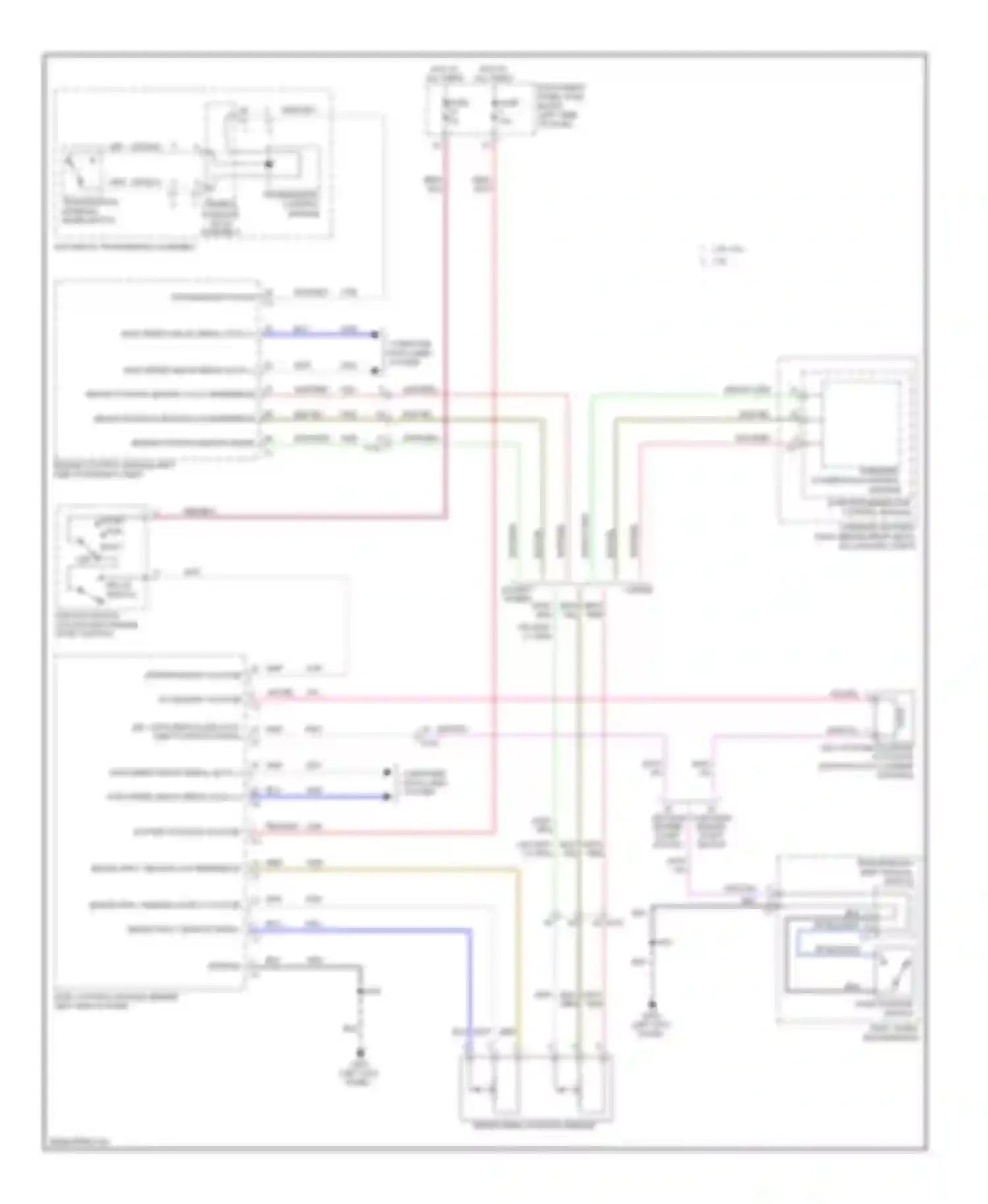 Wiring diagram brake position sensor 5 volt reference for Chevrolet Malibu VIII facelift (2013-2016) (1 of 2)