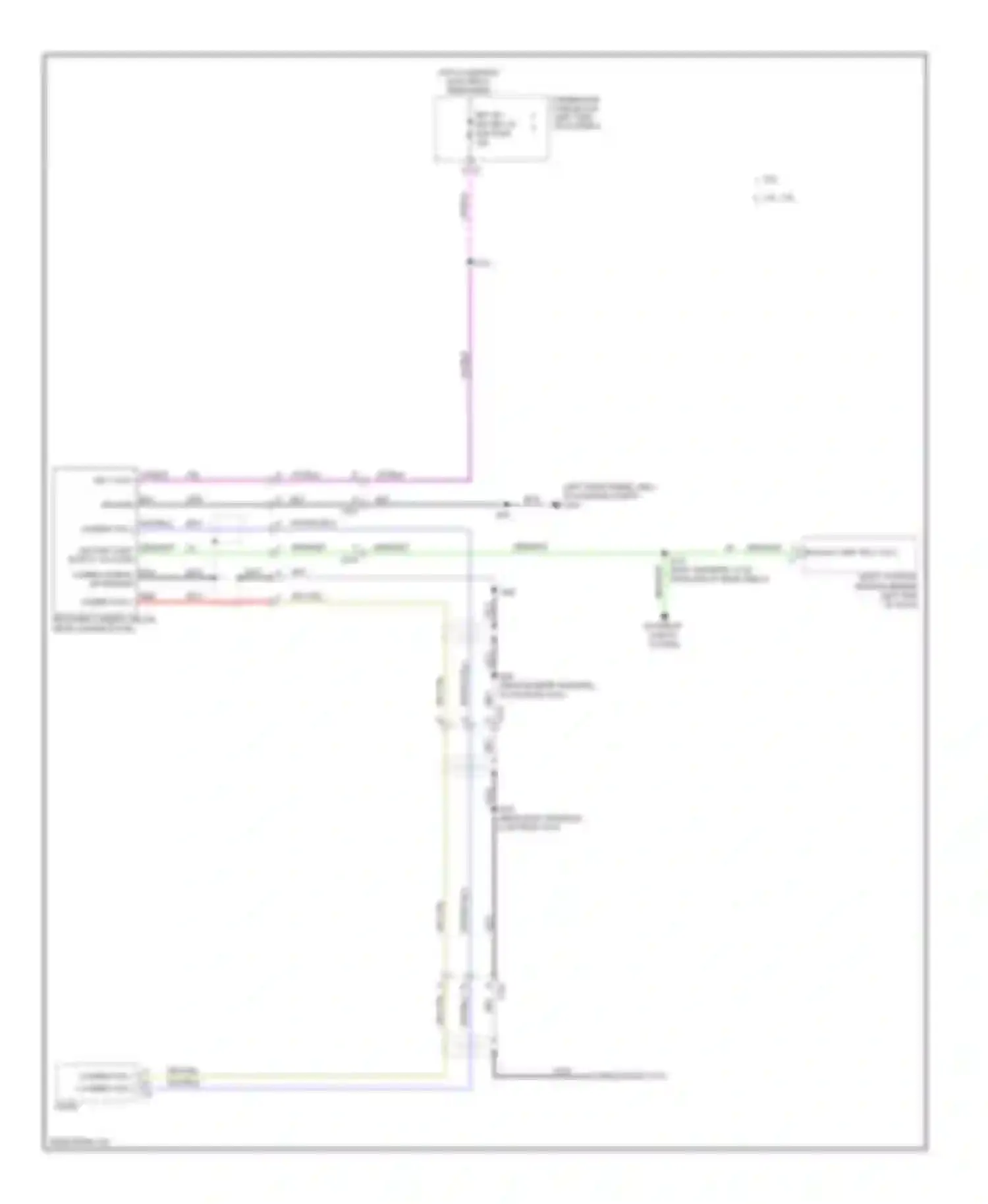 Wiring diagram camera sig 2 + camera sig 2 for Chevrolet Malibu VIII facelift (2013-2016) (1 of 1)