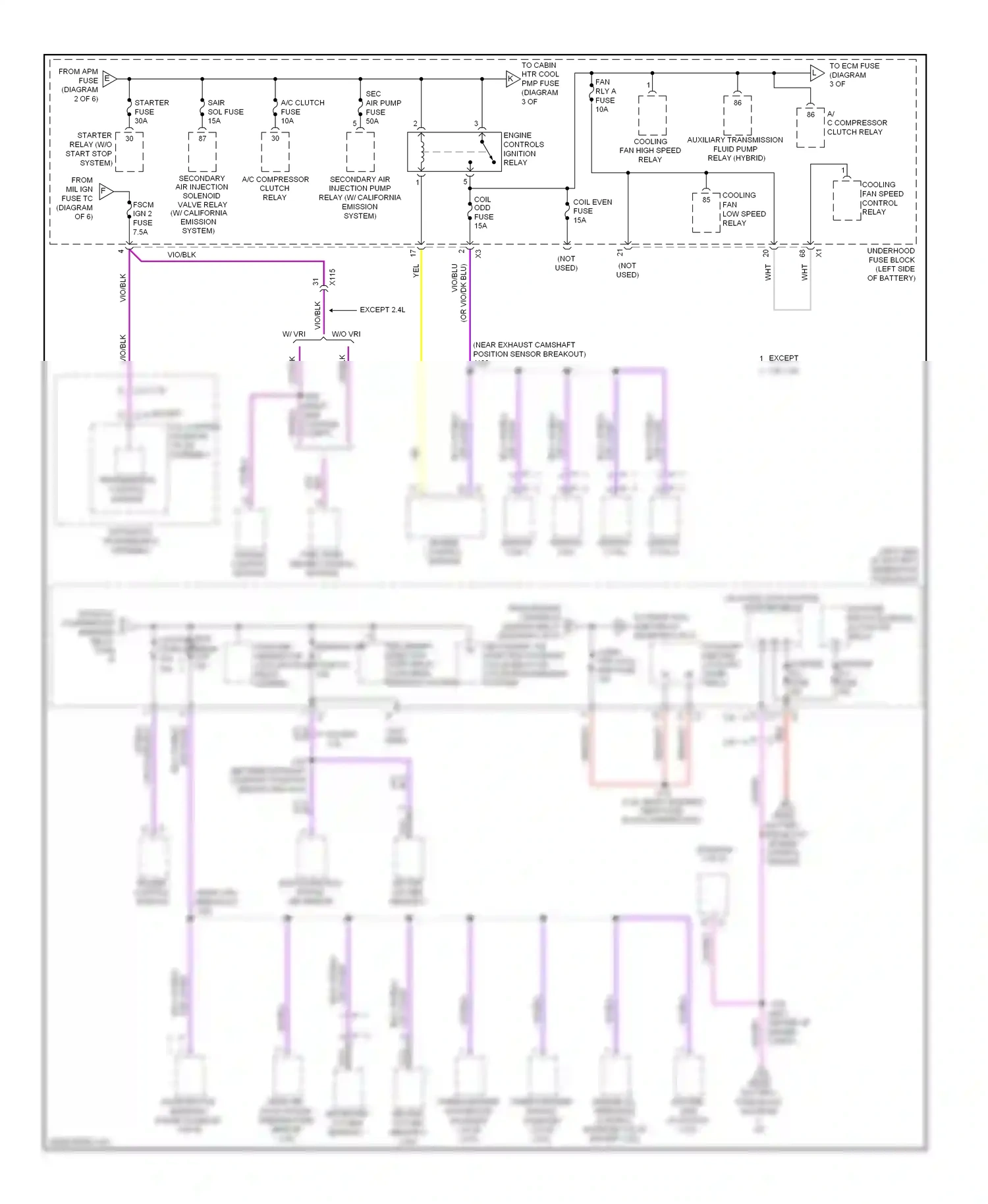 Wiring diagram chassis control module for Chevrolet Malibu VIII facelift (2013-2016) (3 of 4)