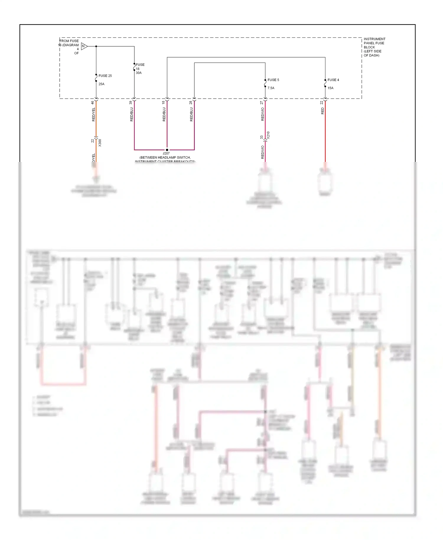 Wiring diagram chassis control module for Chevrolet Malibu VIII facelift (2013-2016) (4 of 4)