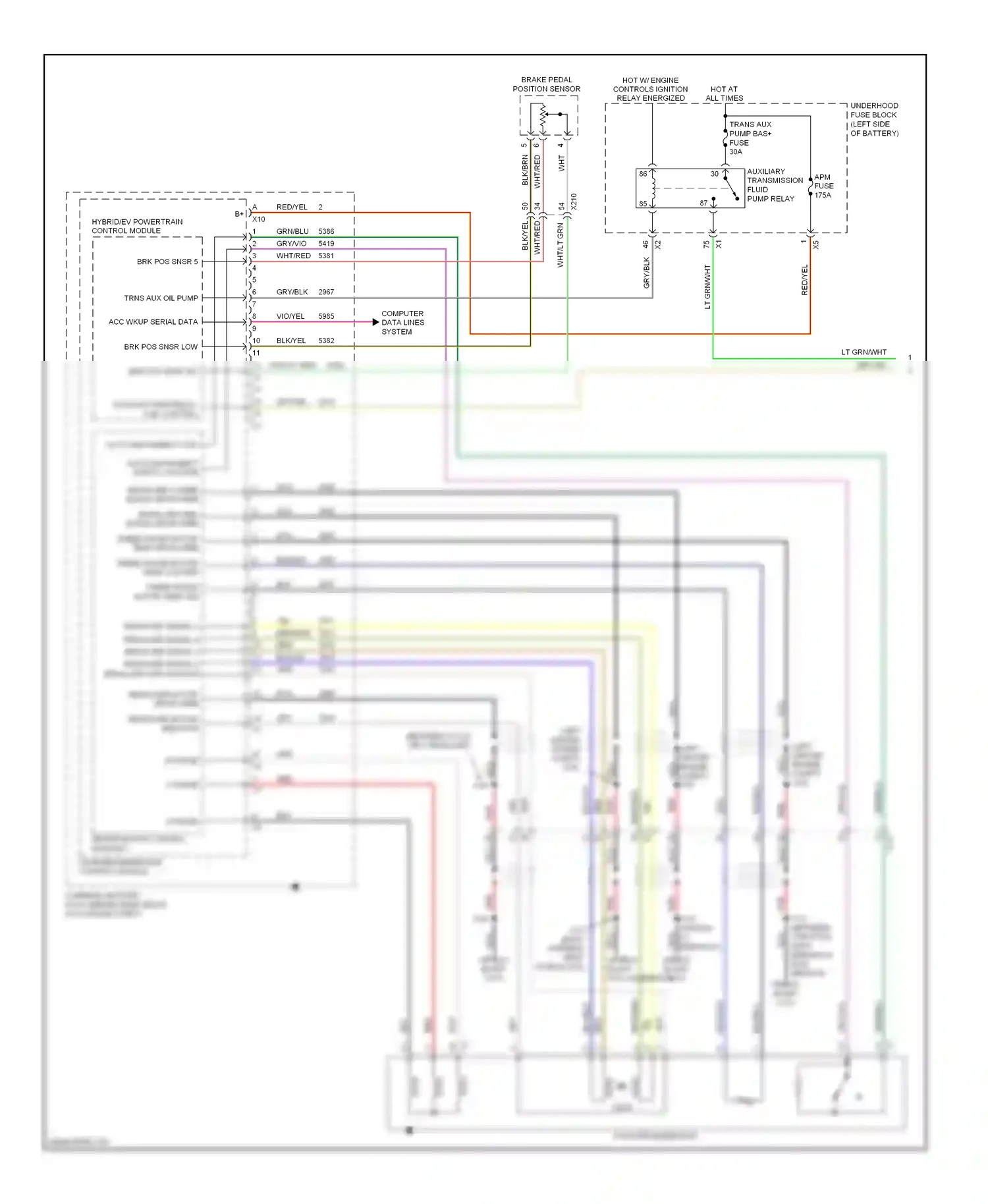 Chevrolet Malibu VIII facelift (2013-2016) computer data lines system wiring diagram  (28 of 136)