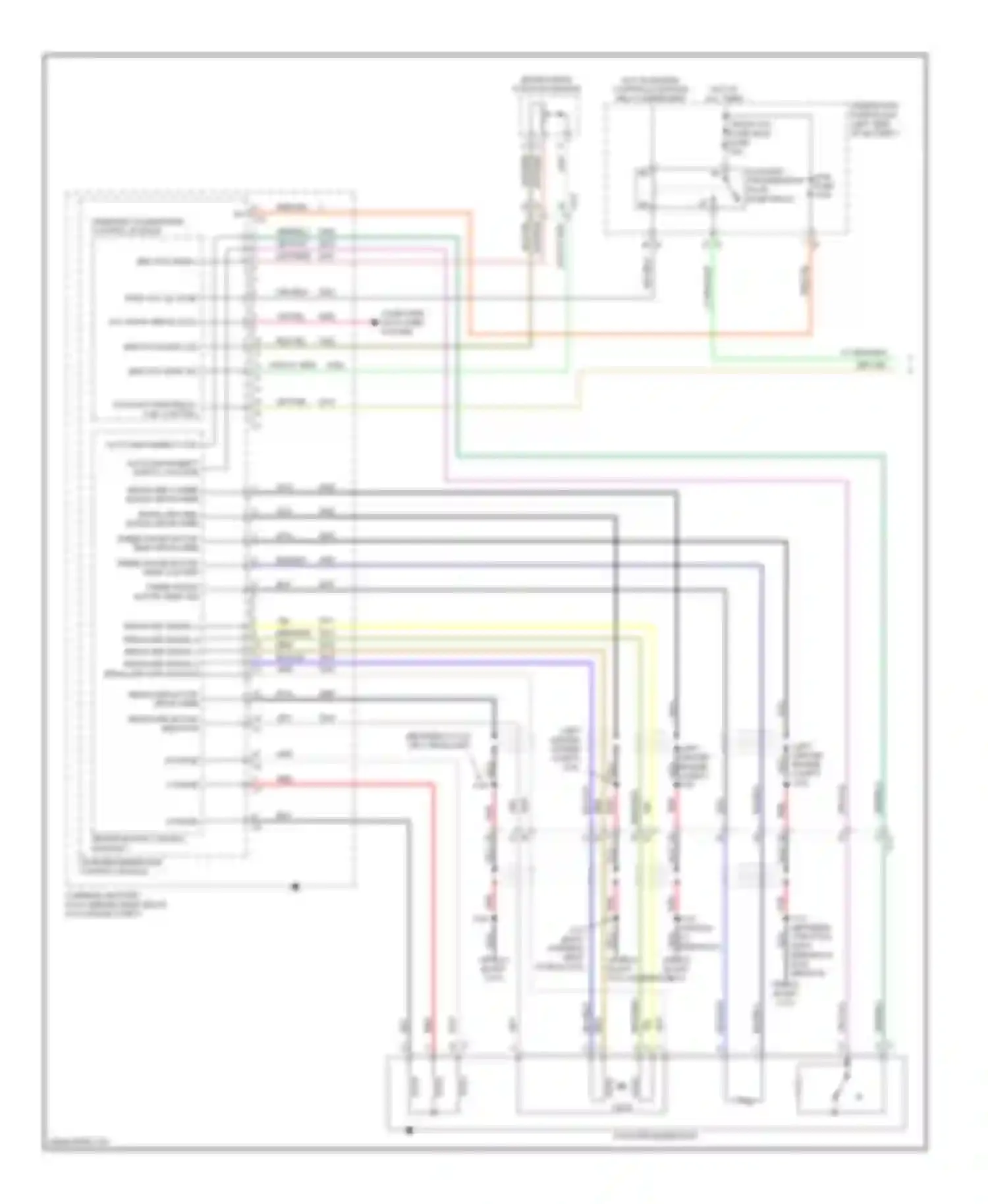 Wiring diagram driver motor control module 1 starter/generator control module for Chevrolet Malibu VIII facelift (2013-2016) (1 of 1)