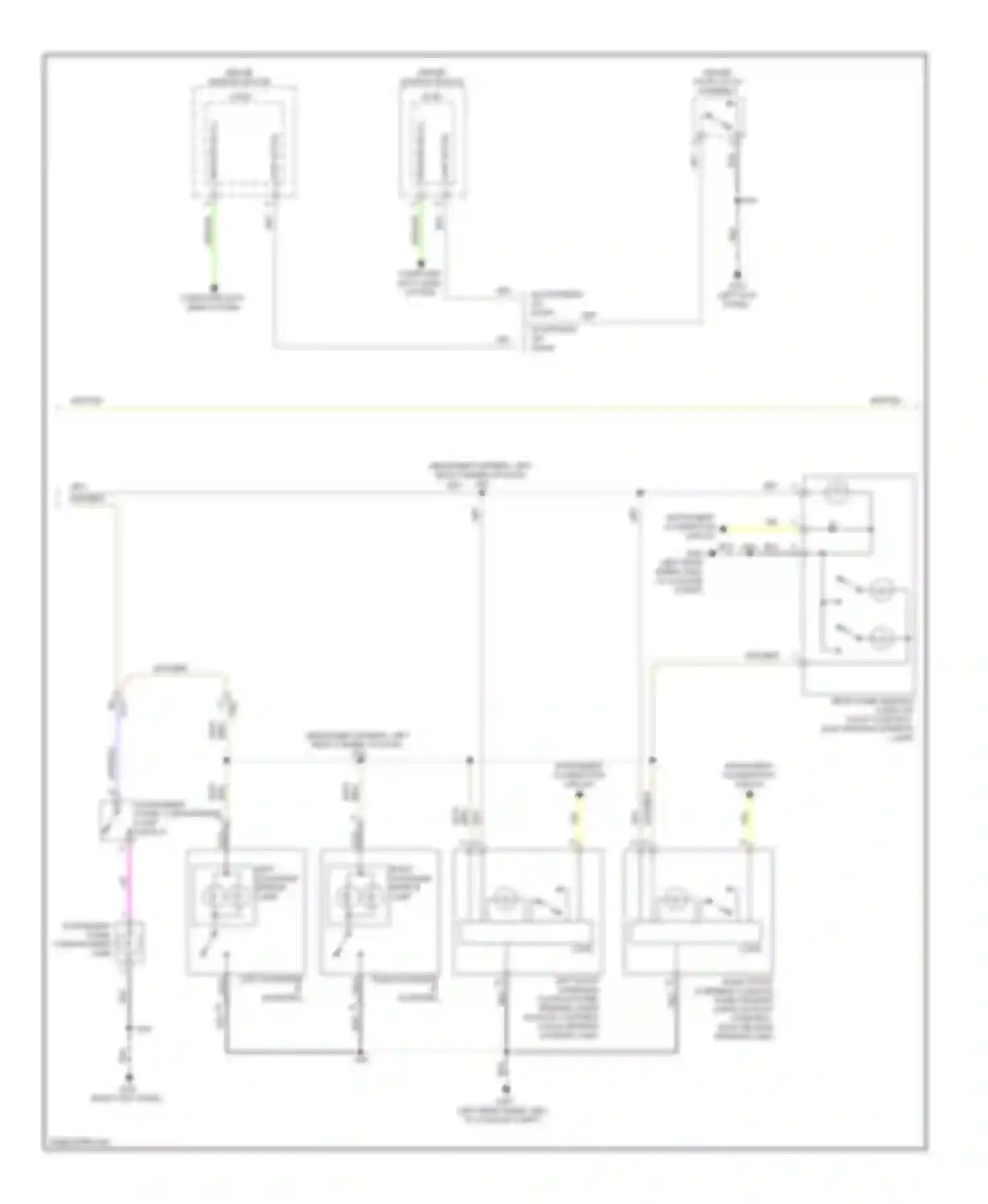 Wiring diagram driver window switch logic for Chevrolet Malibu VIII facelift (2013-2016) (1 of 1)