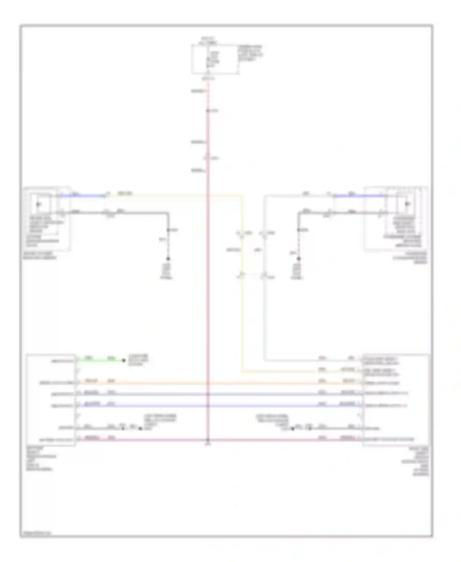 Wiring diagram drv side object detection led sig 1 for Chevrolet Malibu VIII facelift (2013-2016) (1 of 1)