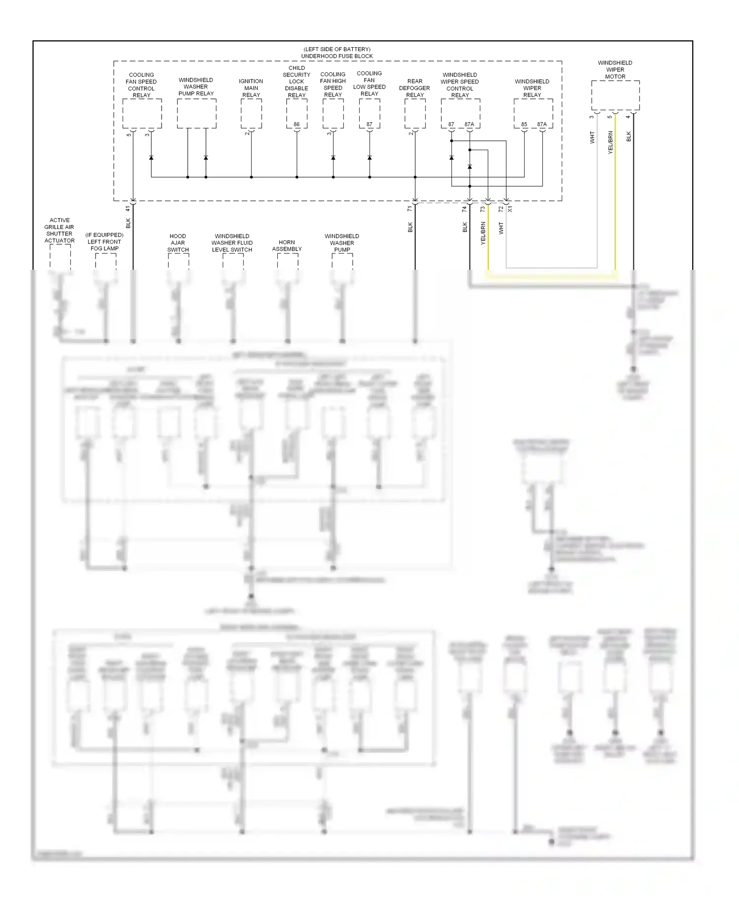 Wiring diagram electronic brake control module for Chevrolet Malibu VIII facelift (2013-2016) (3 of 5)