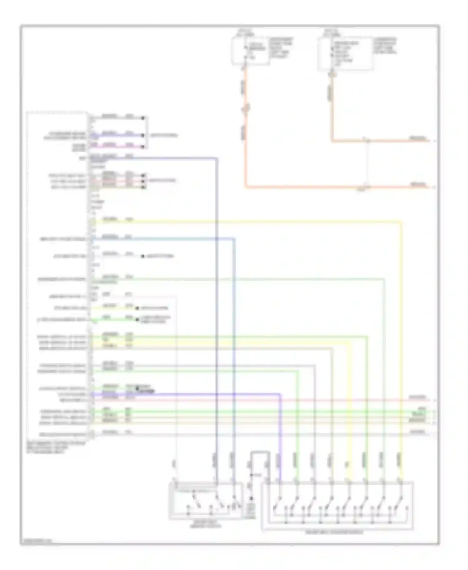 Wiring diagram forward switch signal rearward switch signal for Chevrolet Malibu VIII facelift (2013-2016) (1 of 1)