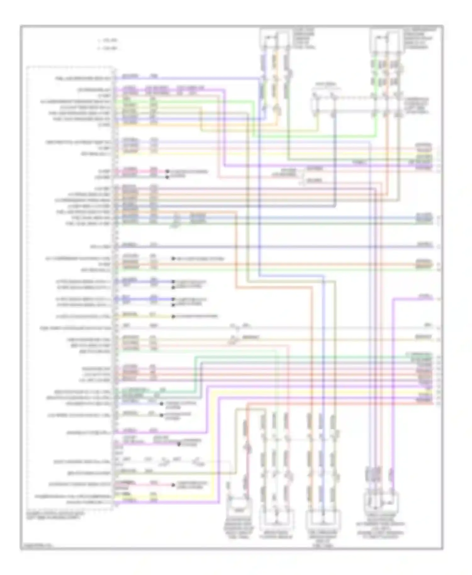 Wiring diagram hi spd gmlan serial data + hi spd gmlan serial data - for Chevrolet Malibu VIII facelift (2013-2016) (2 of 3)